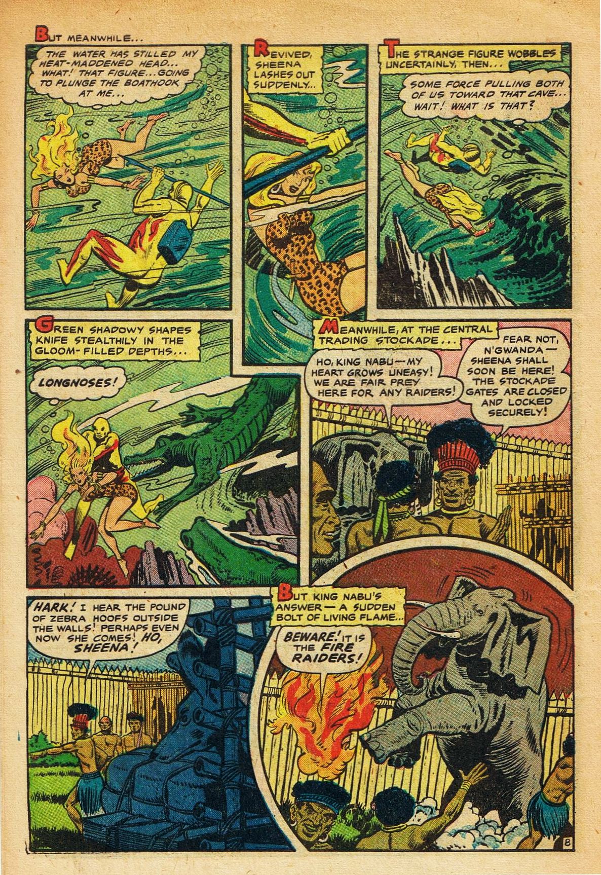 Read online Sheena, Queen of the Jungle (1942) comic -  Issue #11 - 10