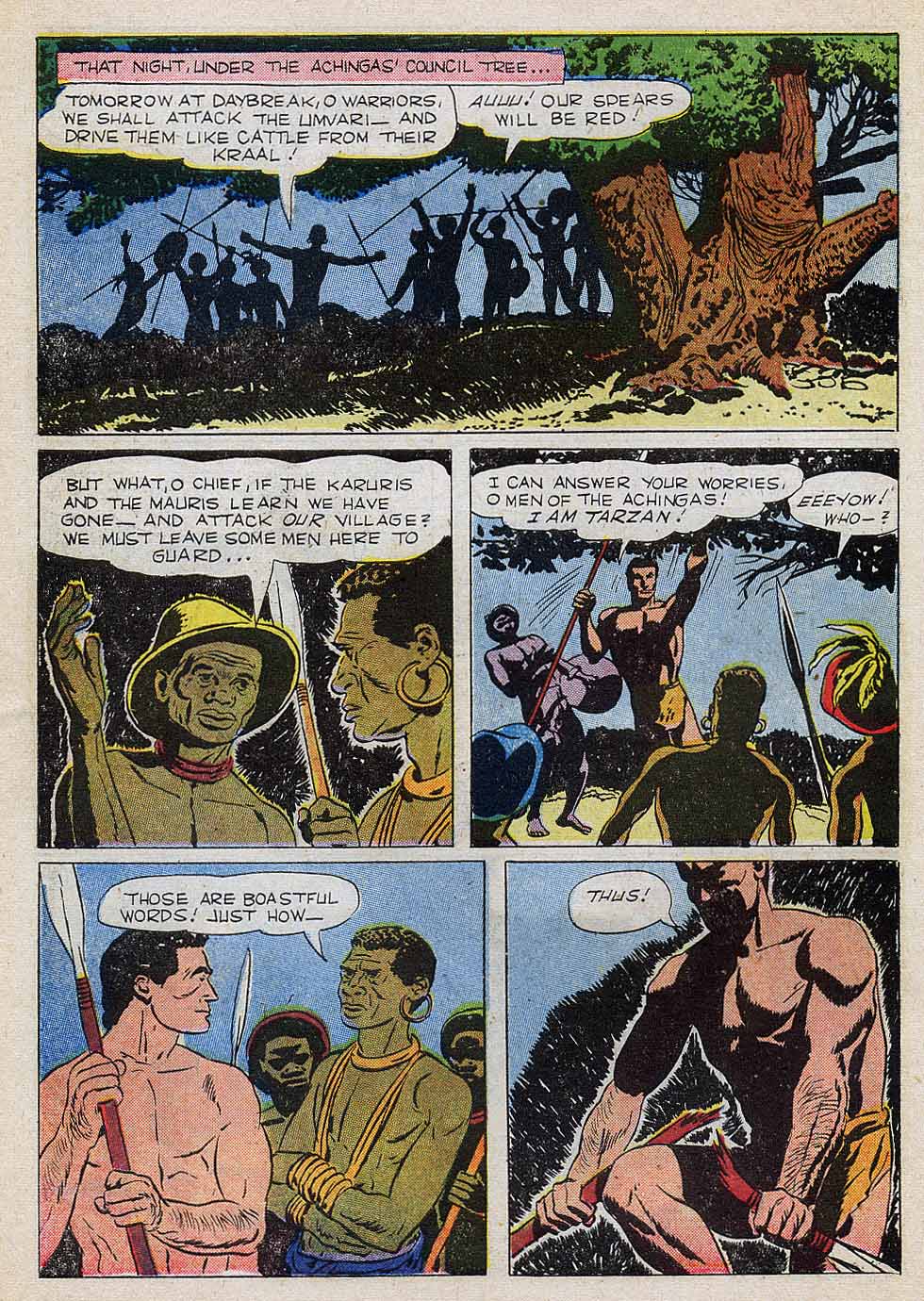 Read online Tarzan (1948) comic -  Issue #101 - 6