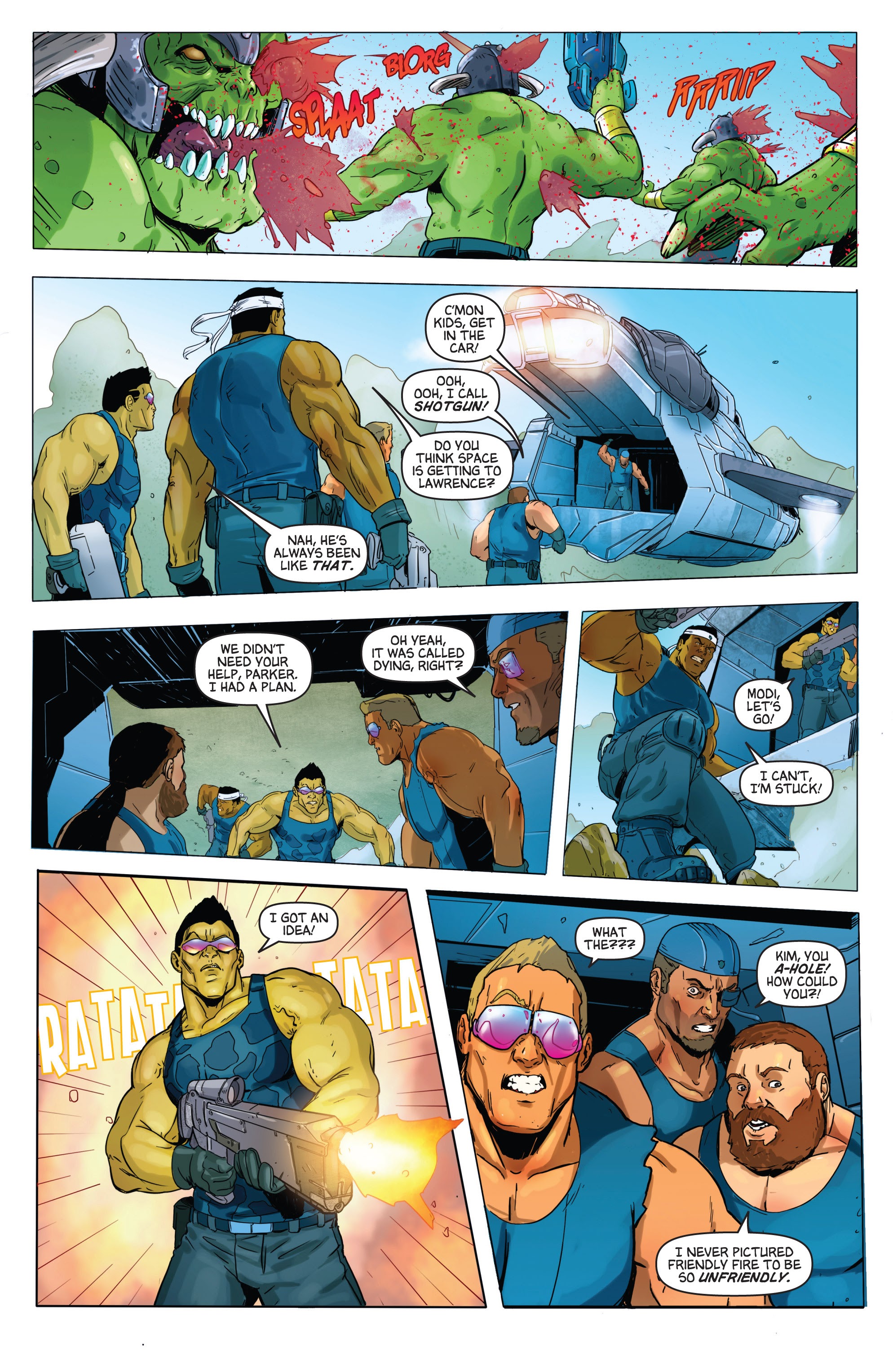 Read online Aliens vs. Parker comic -  Issue #1 - 6