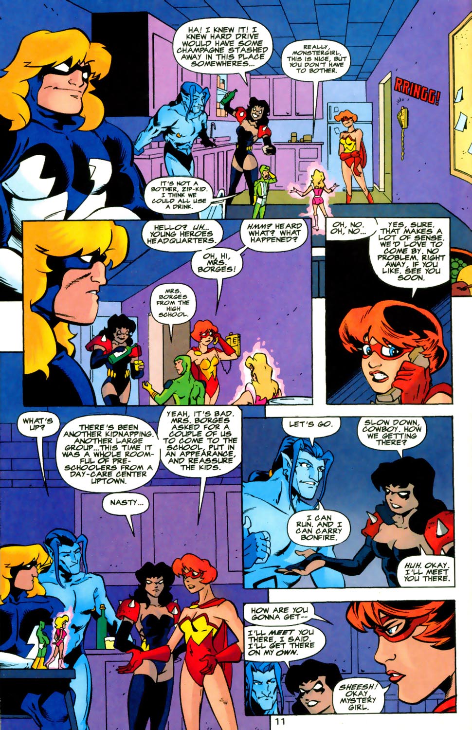 Read online Young Heroes in Love comic -  Issue #14 - 13