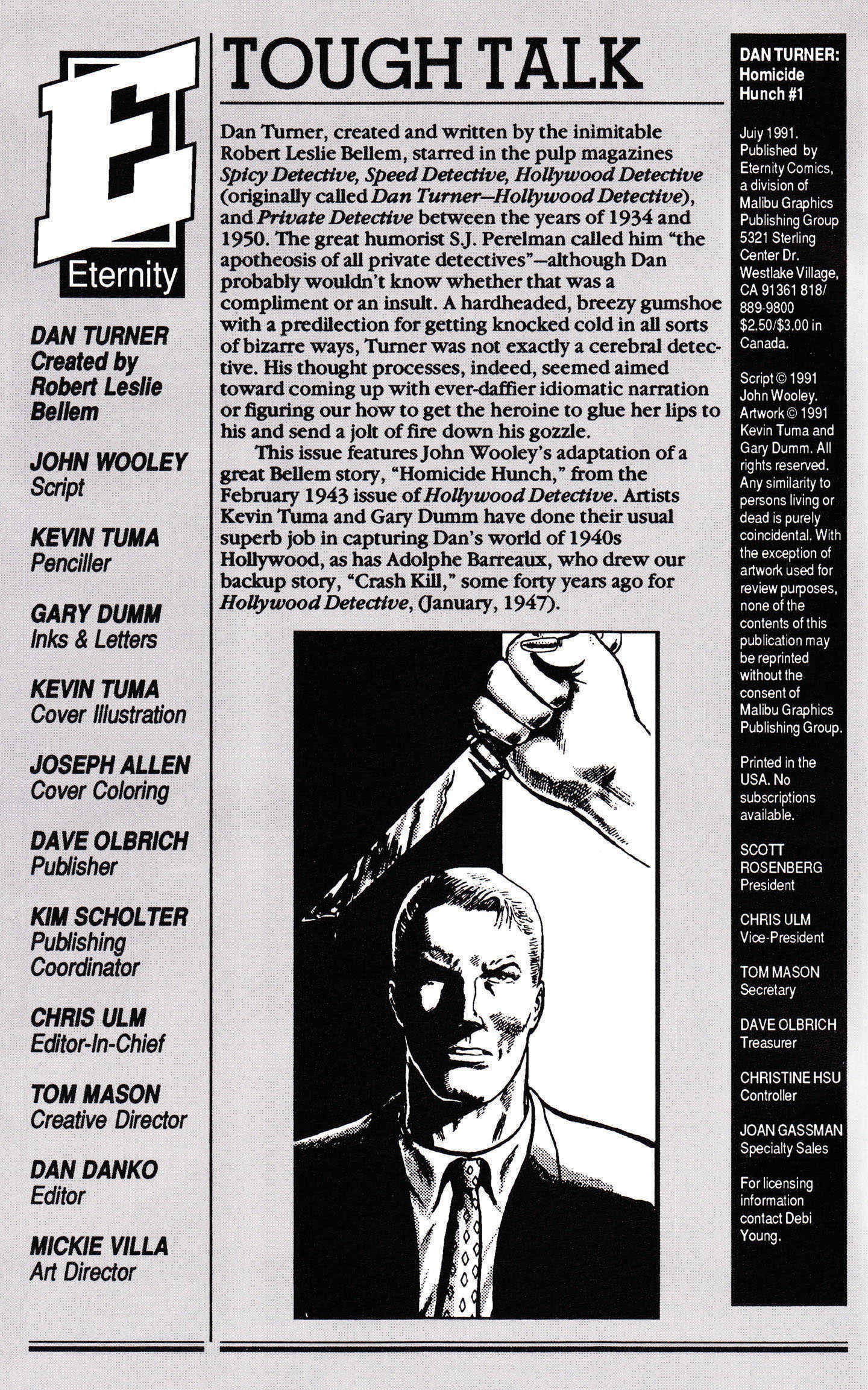 Read online Dan Turner: Homicide Hunch comic -  Issue # Full - 2