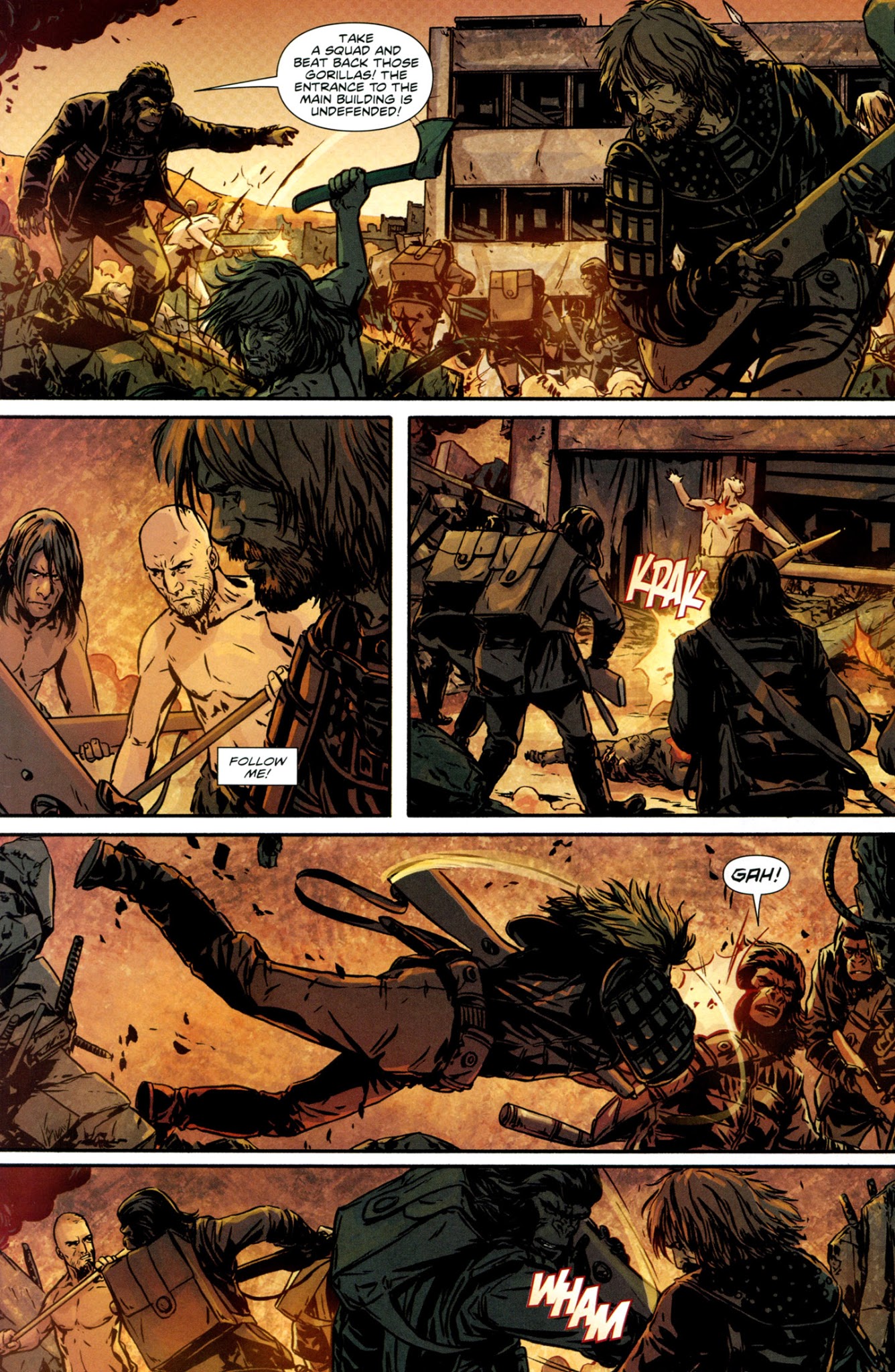 Read online Exile on the Planet of the Apes comic -  Issue #4 - 6