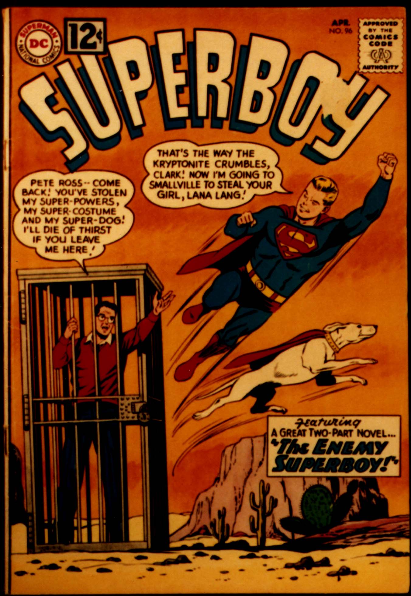 Read online Superboy (1949) comic -  Issue #96 - 1