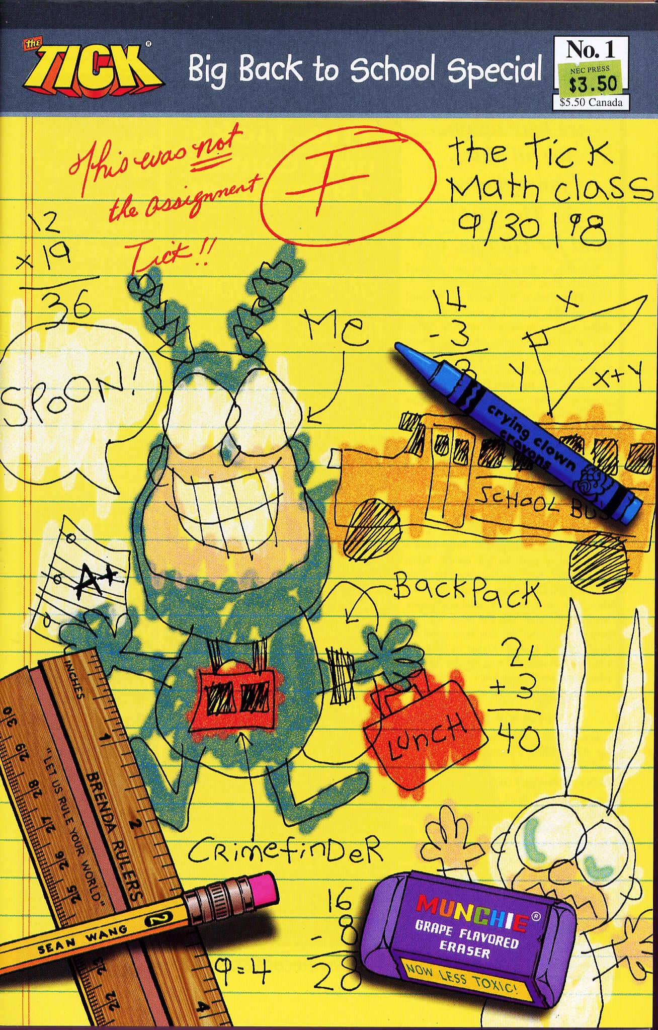 Read online Tick's Big Back To School Special comic -  Issue # Full - 1