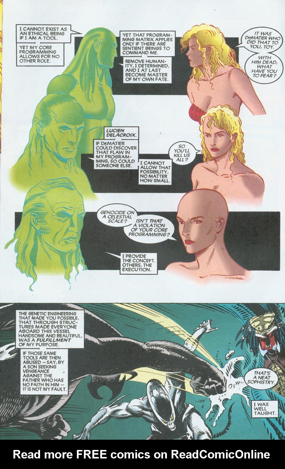 Read online Aliens/Predator: The Deadliest of the Species comic -  Issue #12 - 21