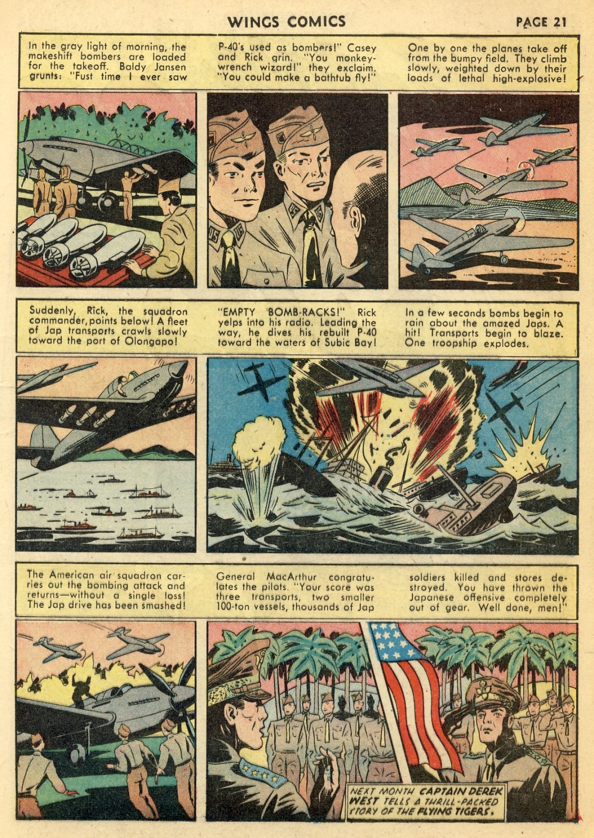 Read online Wings Comics comic -  Issue #23 - 23