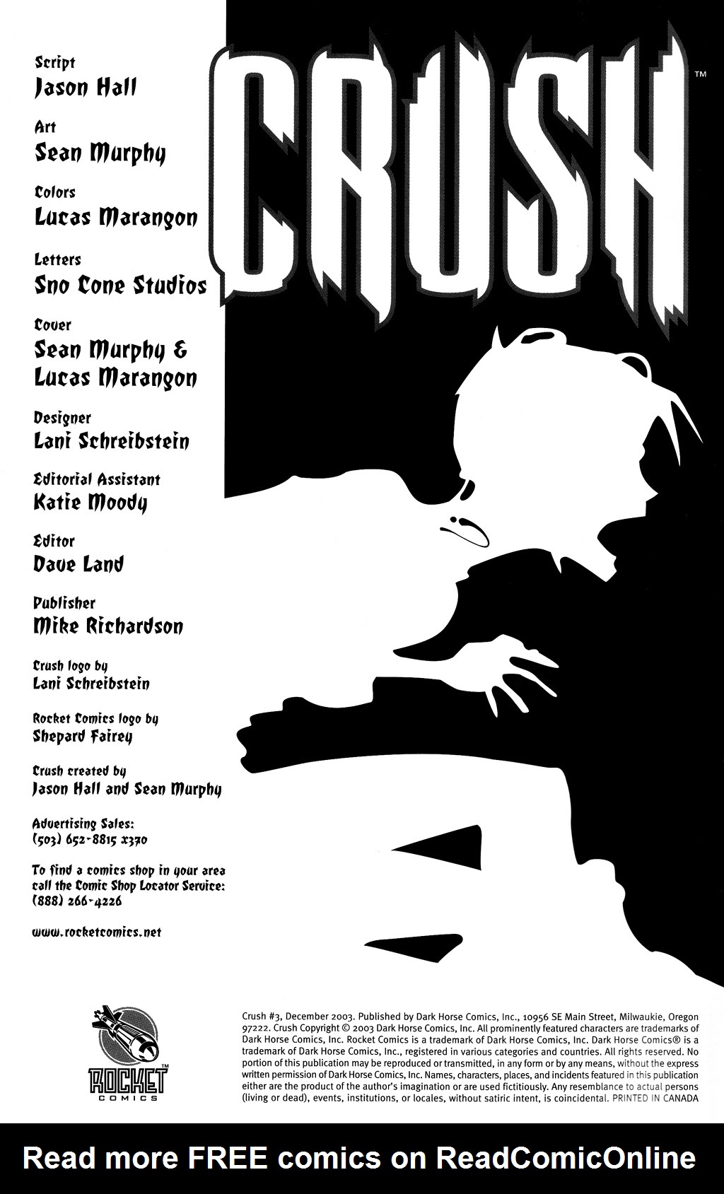 Read online Crush comic -  Issue #3 - 2