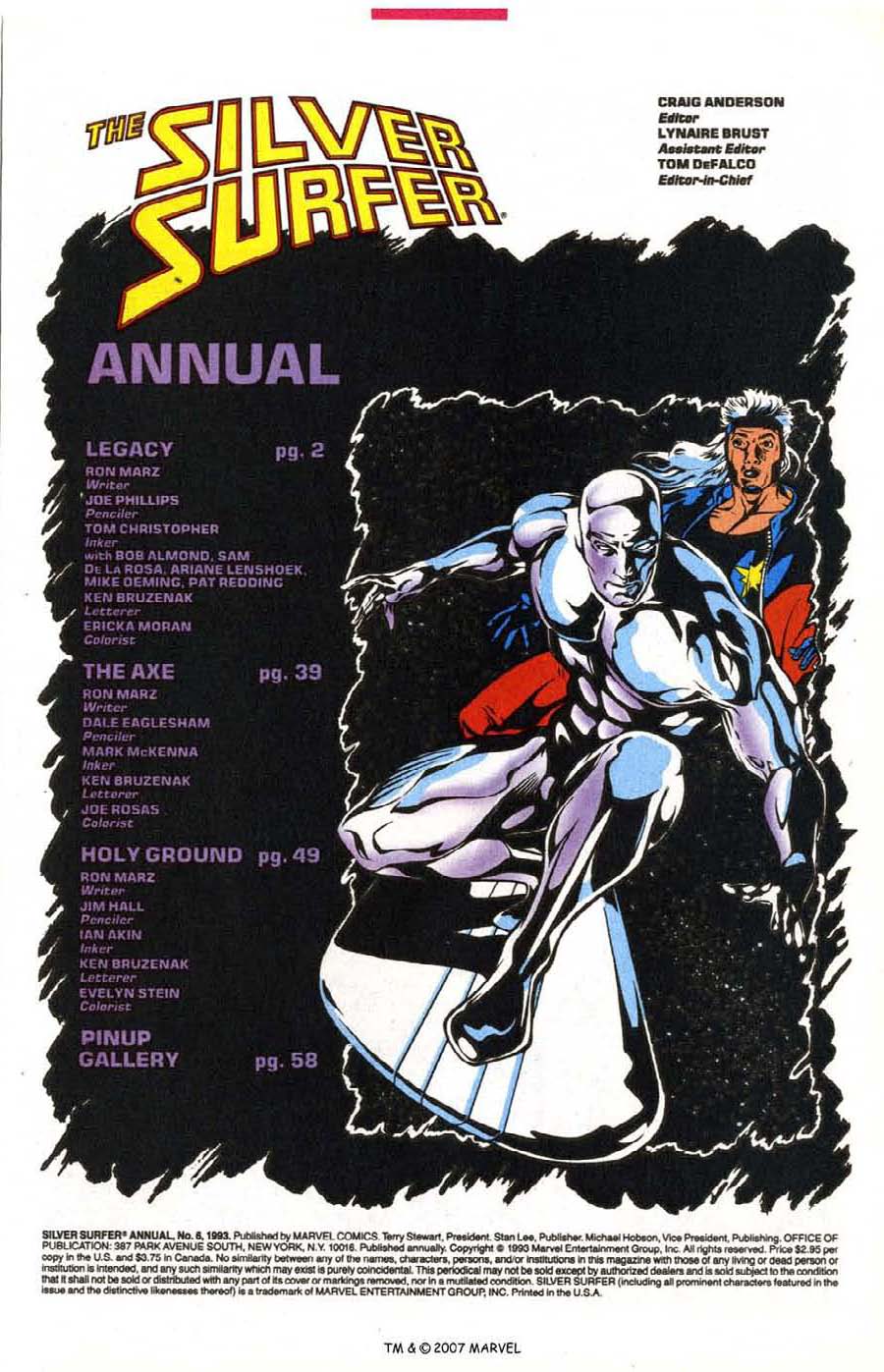 Read online Silver Surfer (1987) comic -  Issue # _Annual 6 - 3