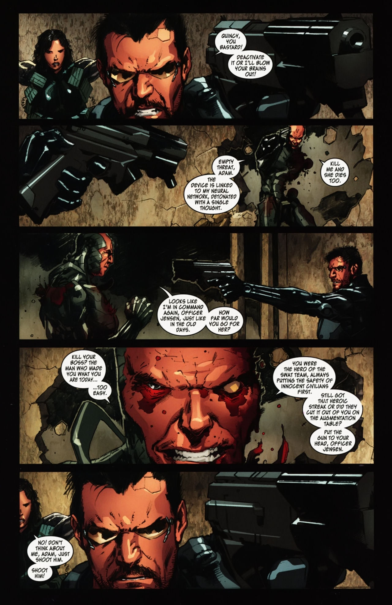 Read online Deus Ex comic -  Issue #6 - 22