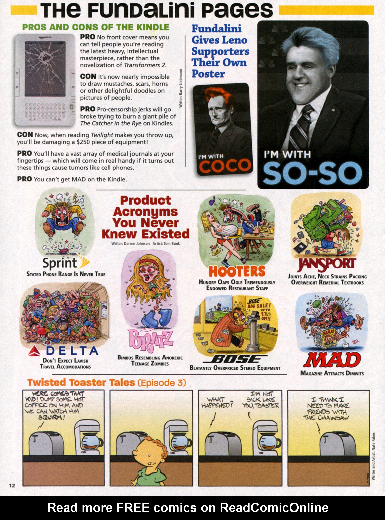 Read online MAD comic -  Issue #503 - 12