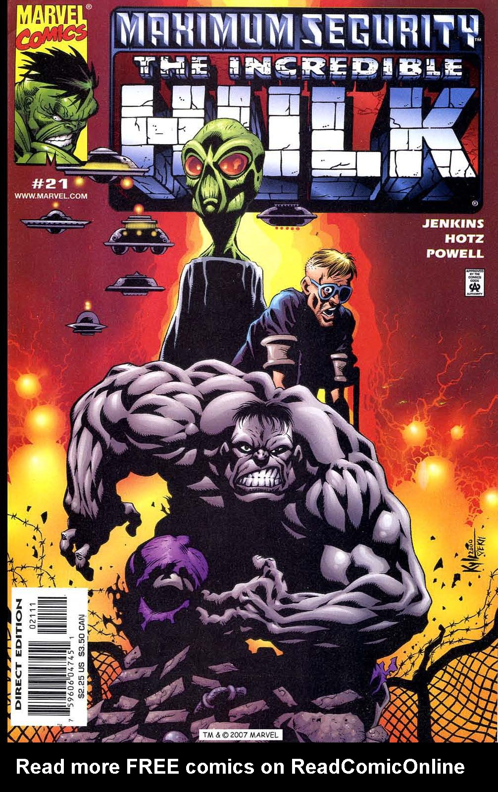 Read online The Incredible Hulk (2000) comic -  Issue #21 - 1