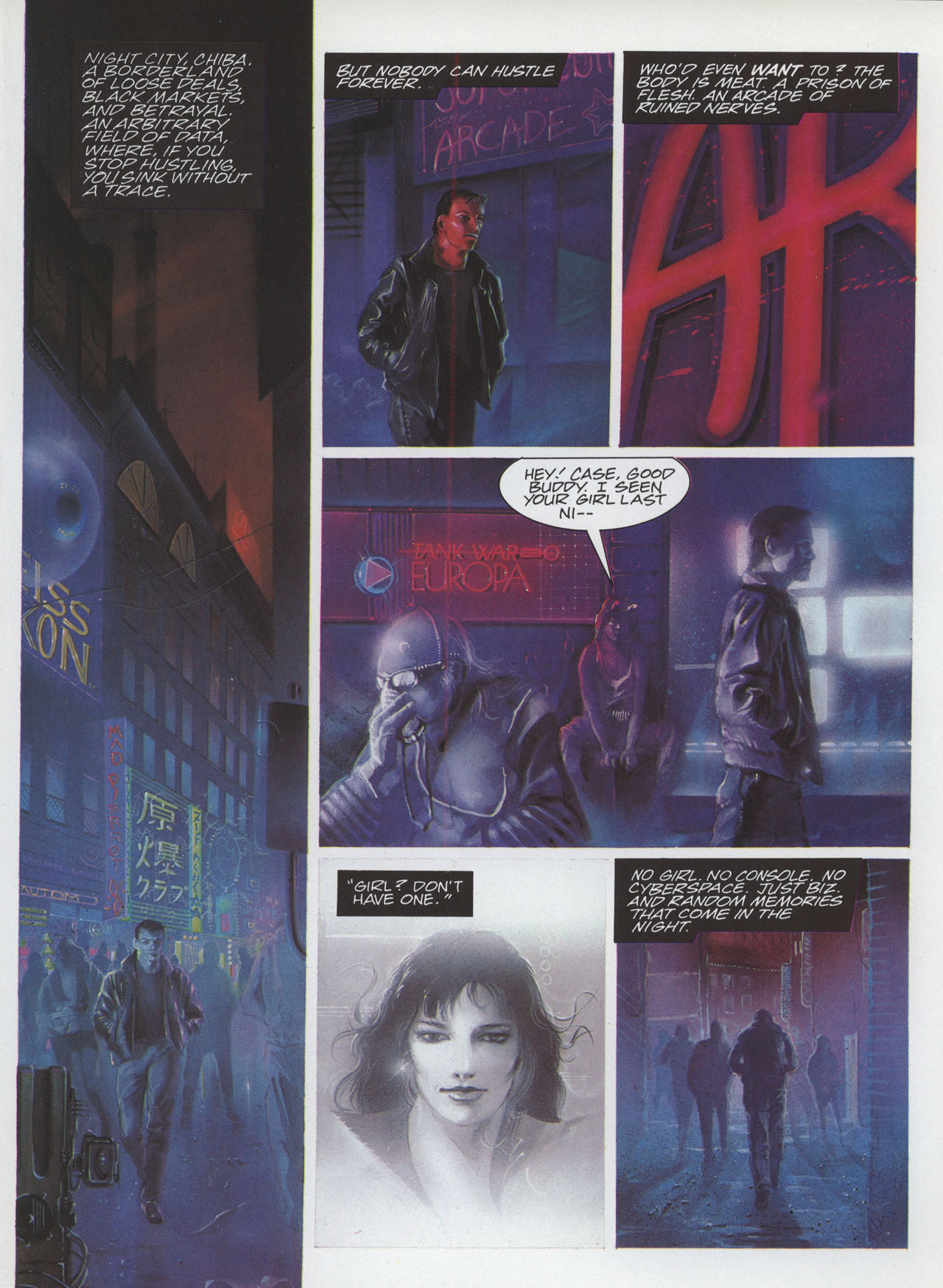 Read online Marvel Graphic Novel comic -  Issue #52 - Neuromancer - 7