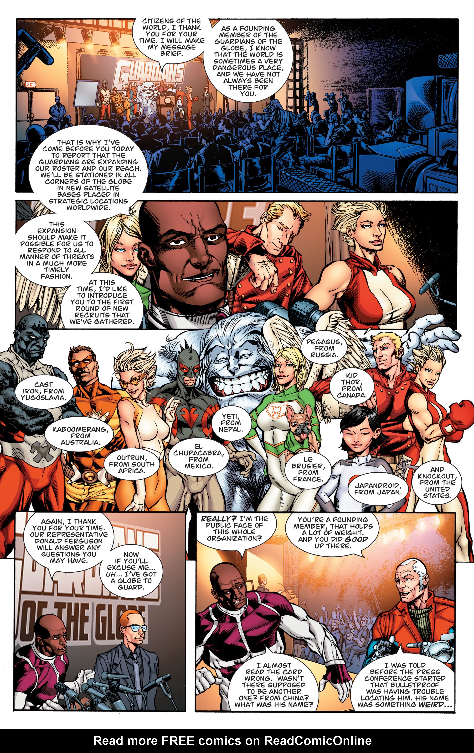 Read online Guarding the Globe (2010) comic -  Issue #4 - 4