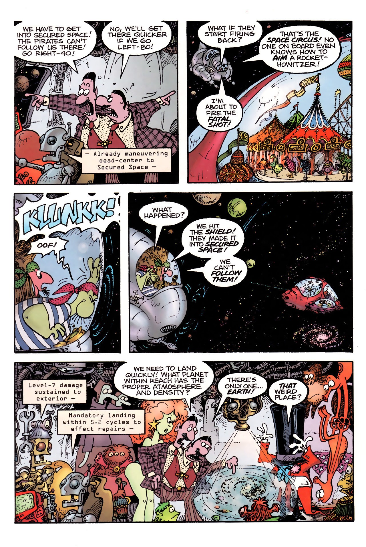 Read online Space Circus comic -  Issue #1 - 8