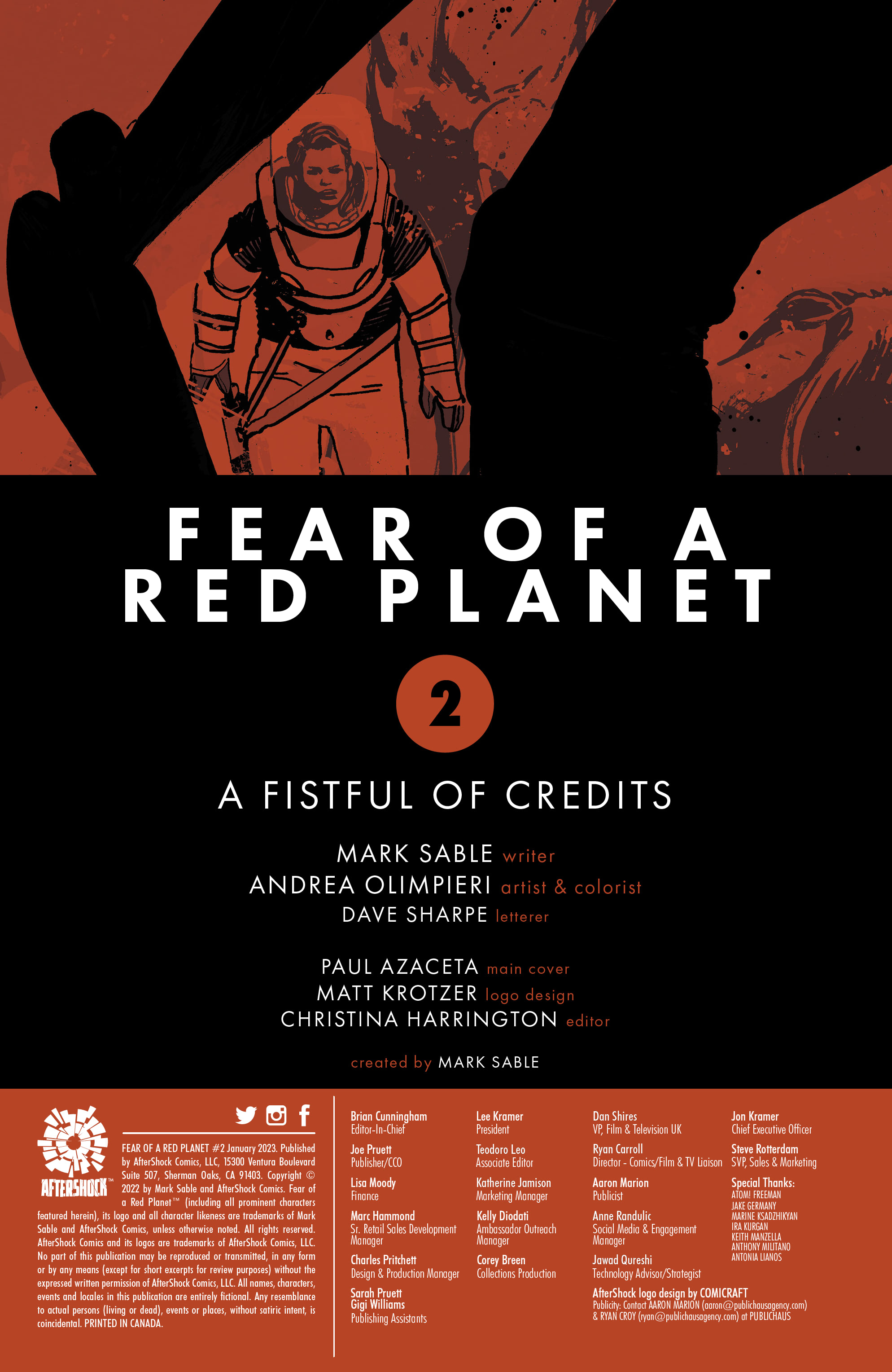 Read online Fear of a Red Planet comic -  Issue #2 - 2