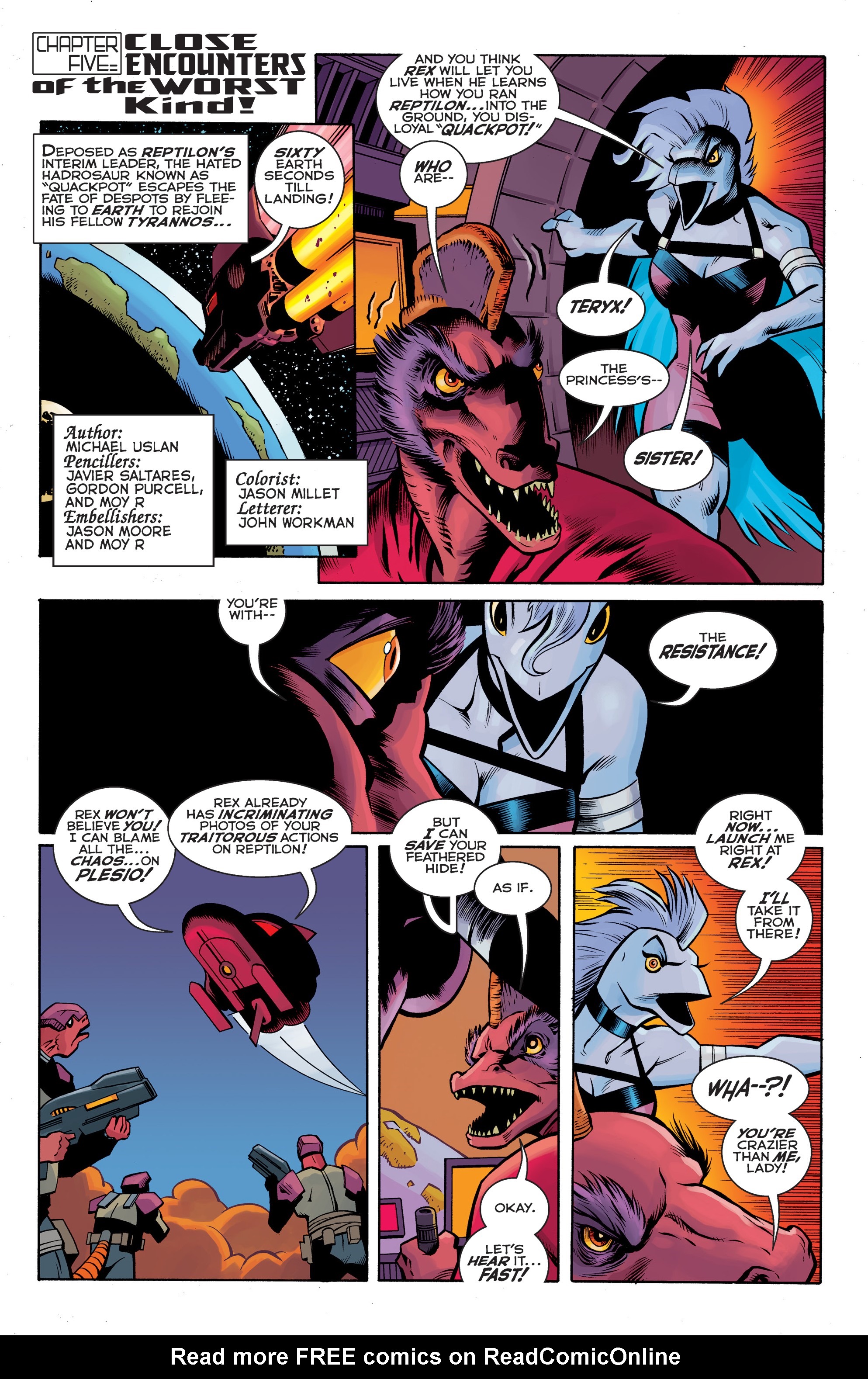 Dinosaucers Issue 5 Read Dinosaucers Issue 5 comic online in high