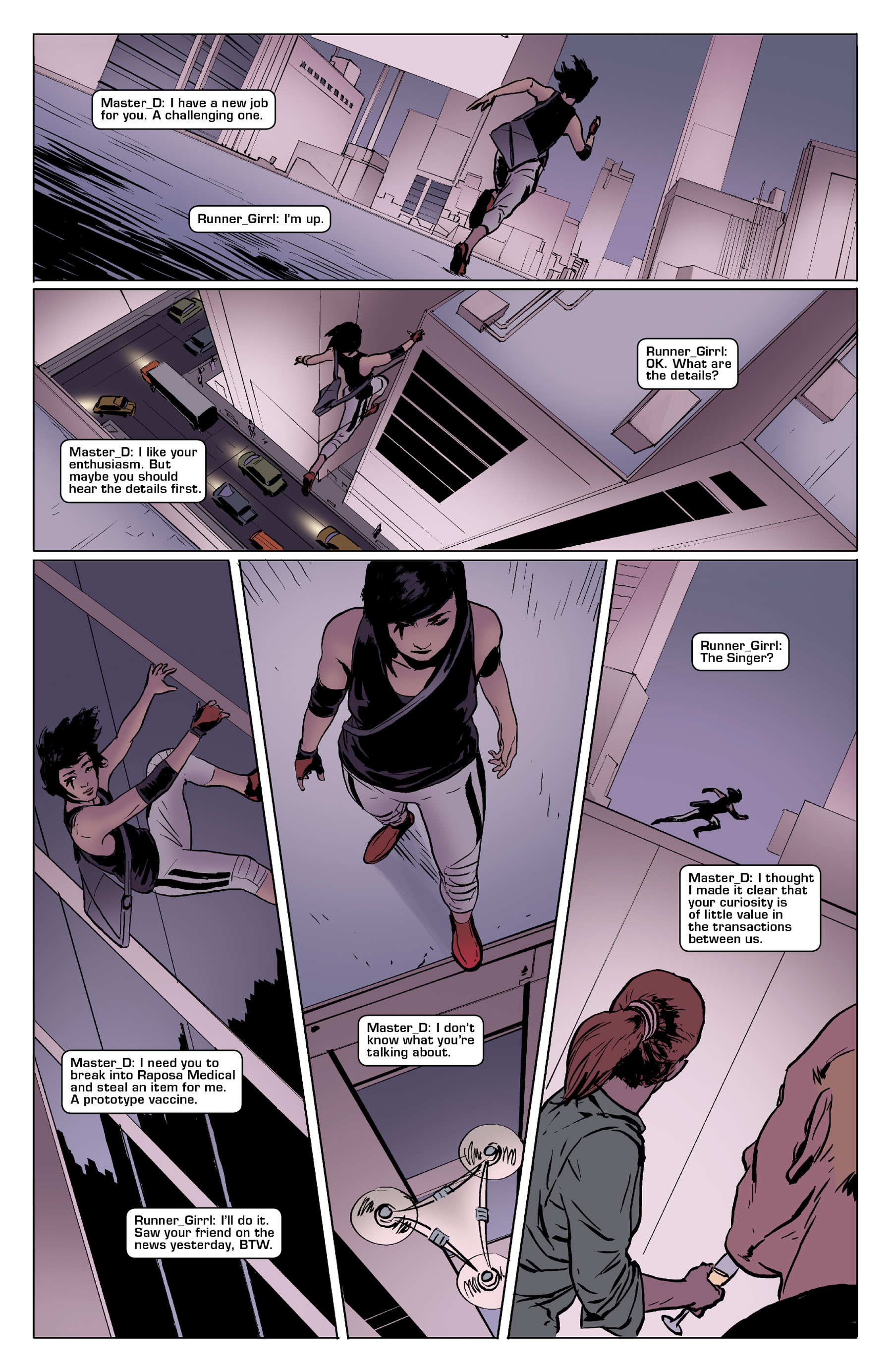 Read online Mirror's Edge: Exordium comic -  Issue #2 - 19