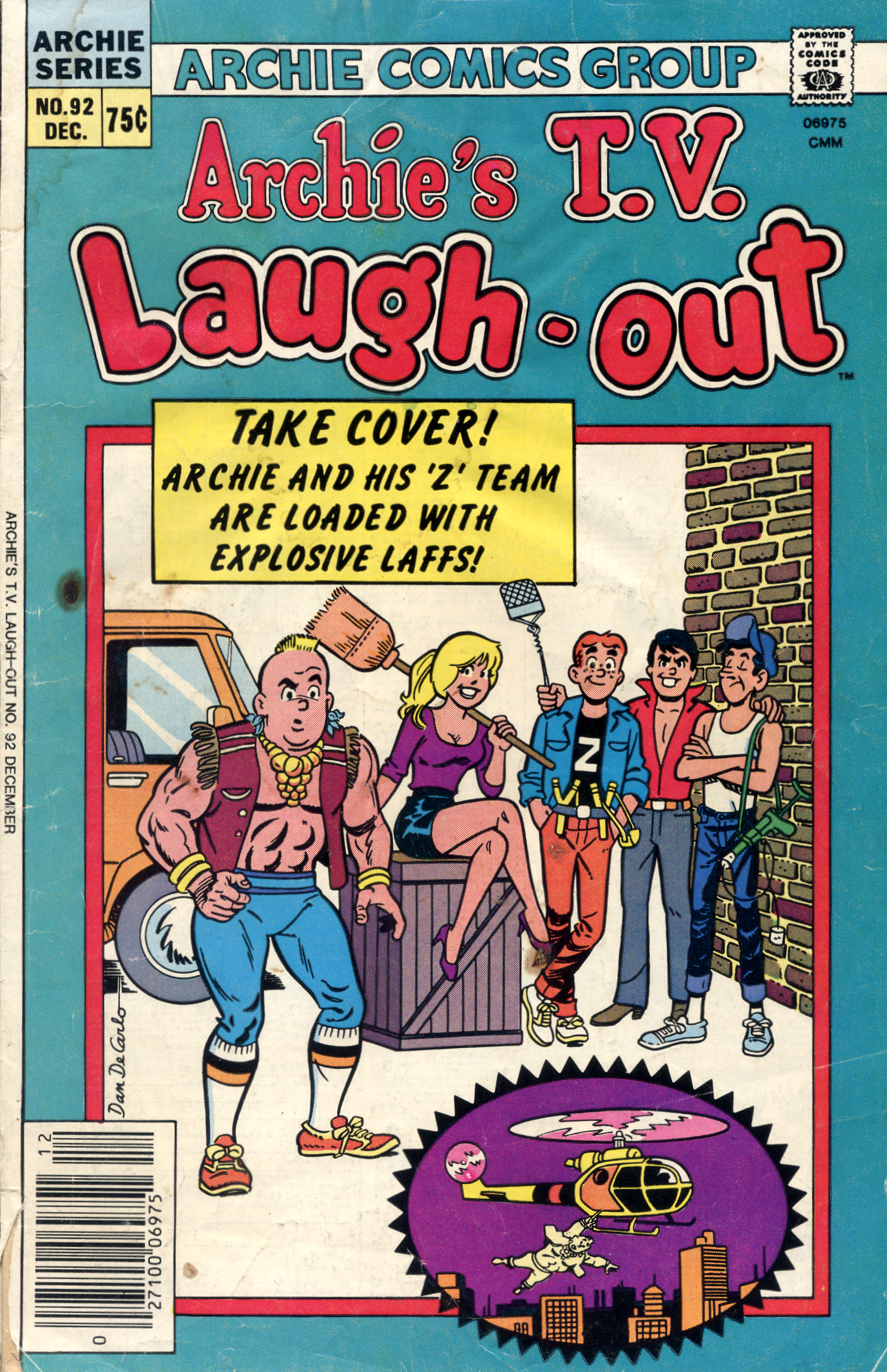 Read online Archie's TV Laugh-Out comic -  Issue #92 - 1