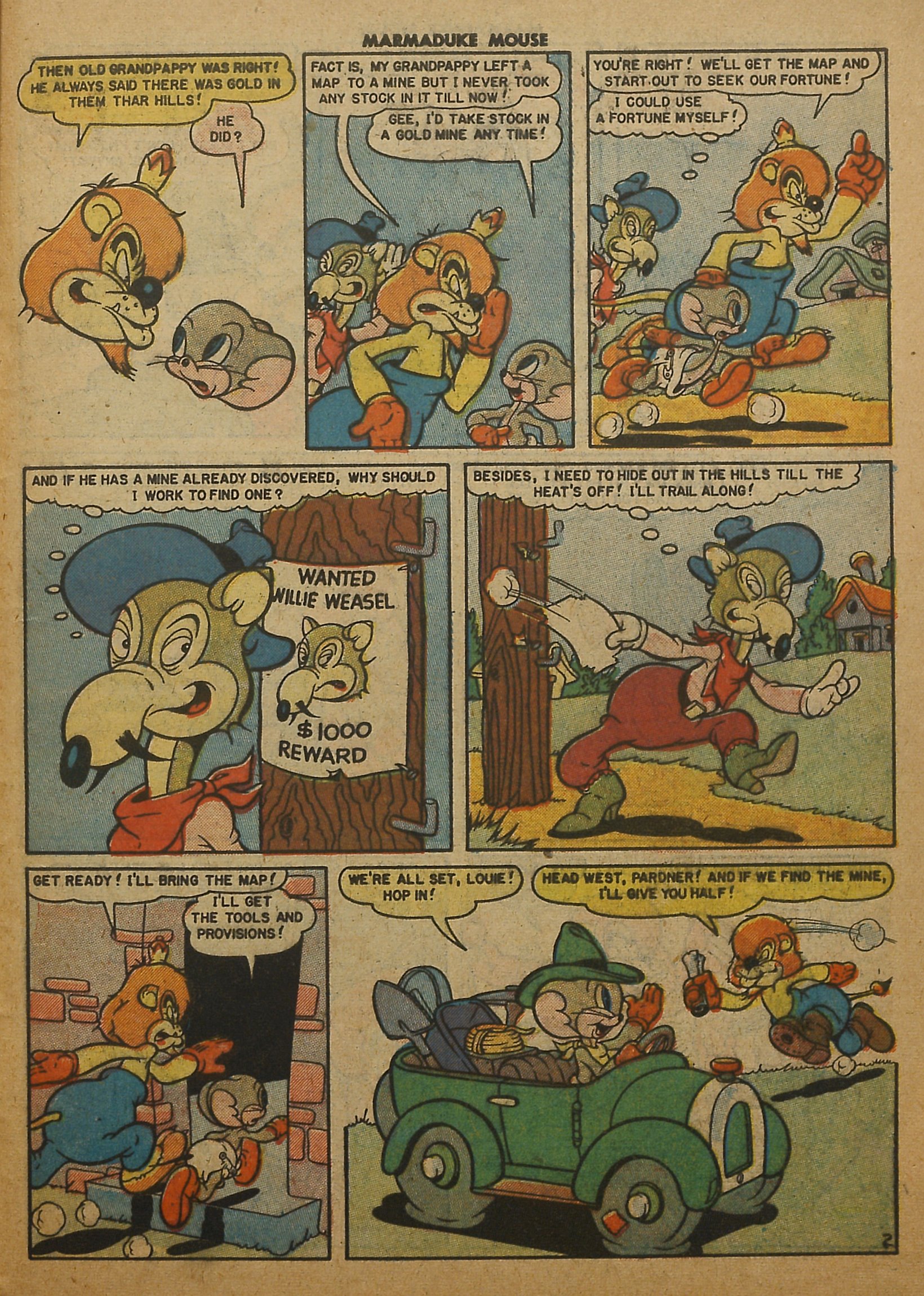 Read online Marmaduke Mouse comic -  Issue #18 - 29
