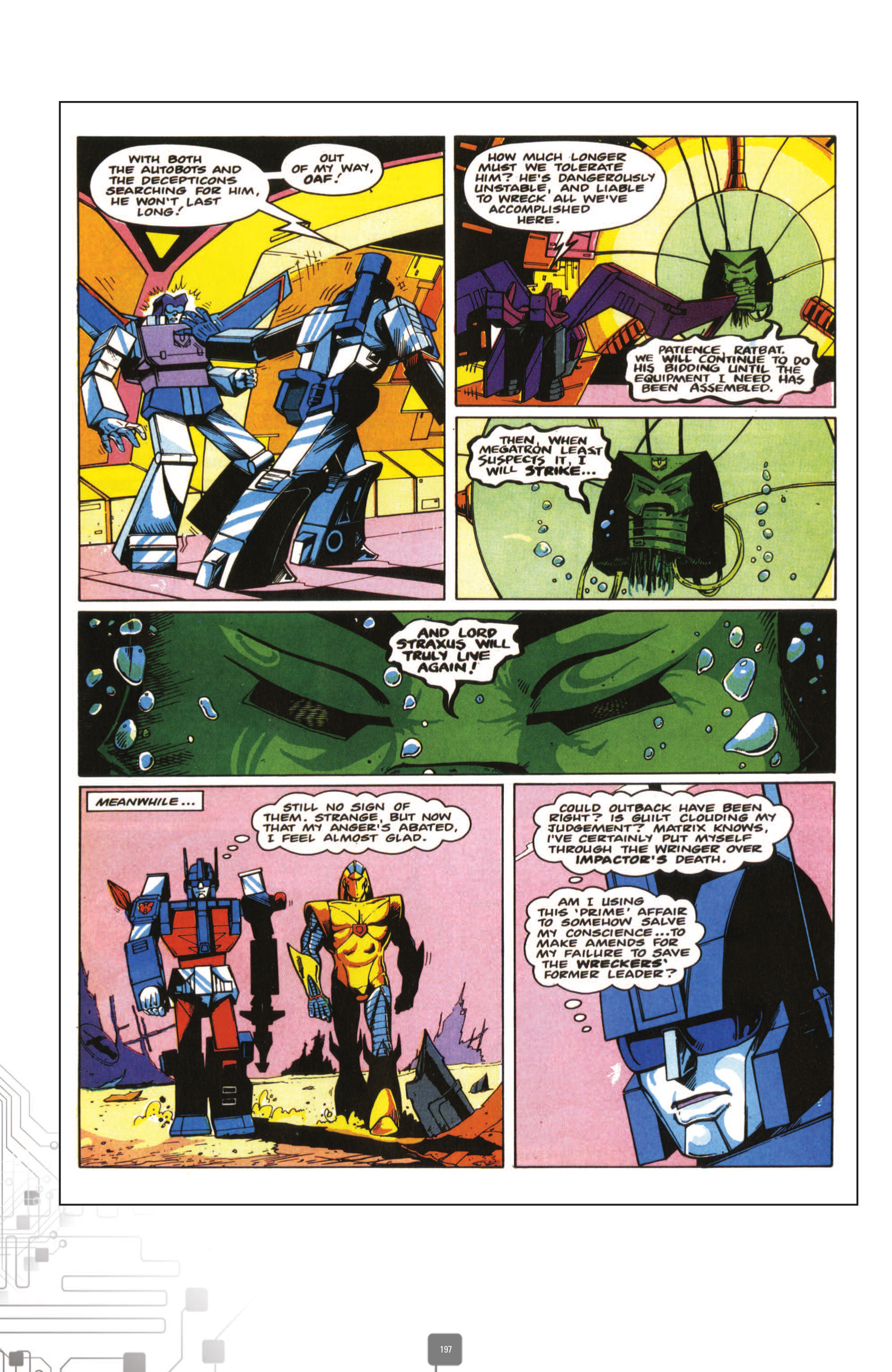 Read online The Transformers Classics UK comic -  Issue # TPB 3 - 198