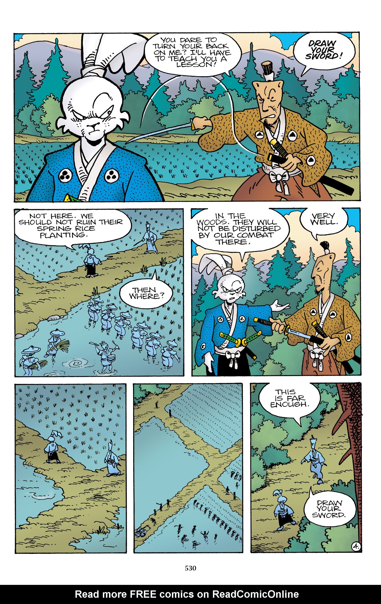 Read online The Usagi Yojimbo Saga comic -  Issue # TPB 6 - 527
