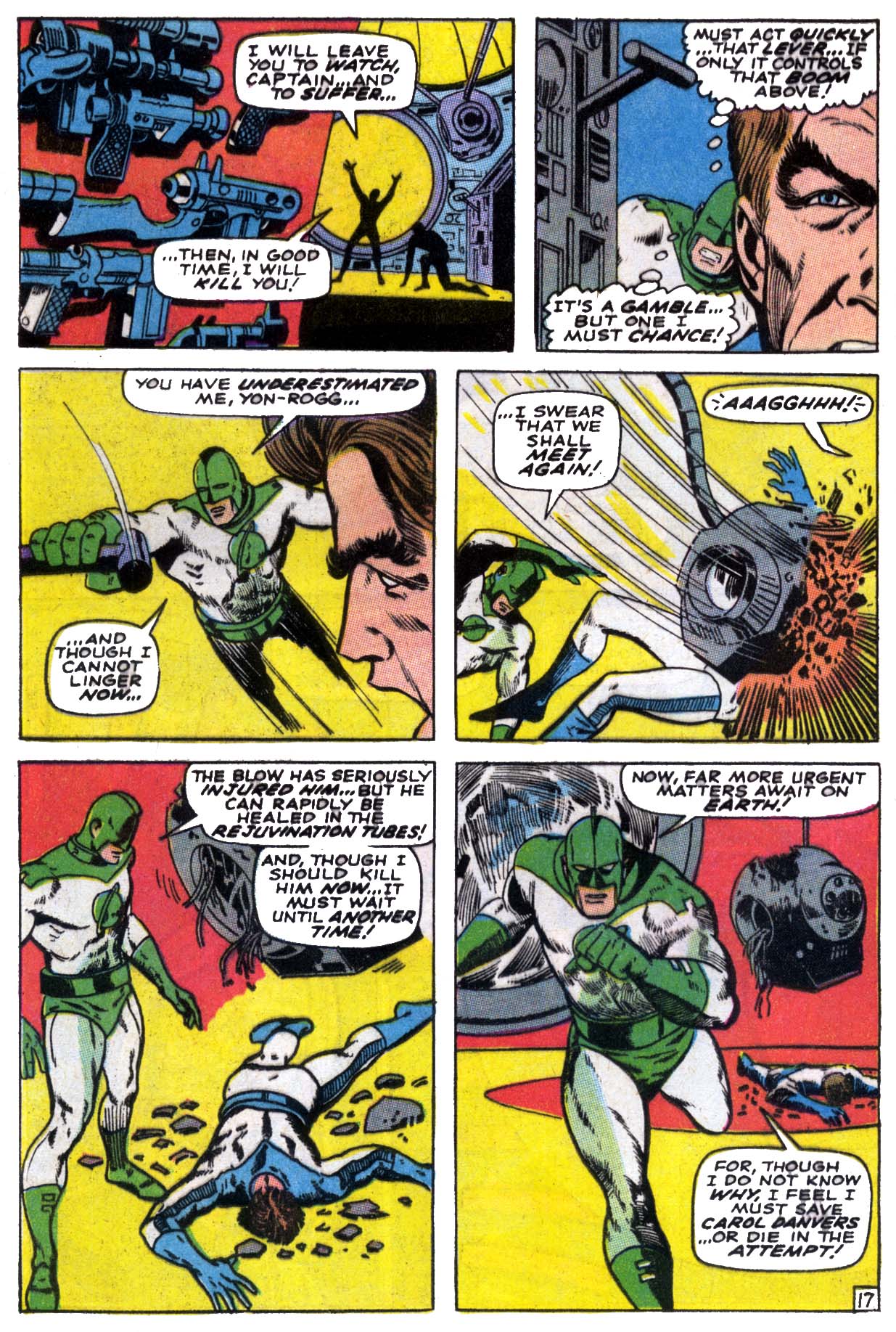 Read online Captain Marvel (1968) comic -  Issue #13 - 18