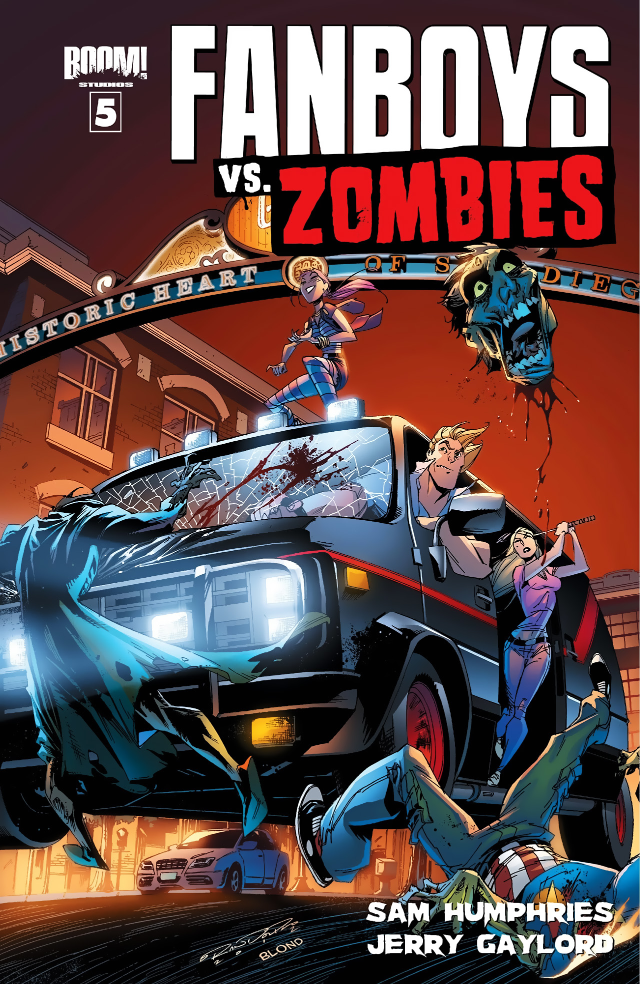 Read online Fanboys vs. Zombies comic -  Issue #5 - 1