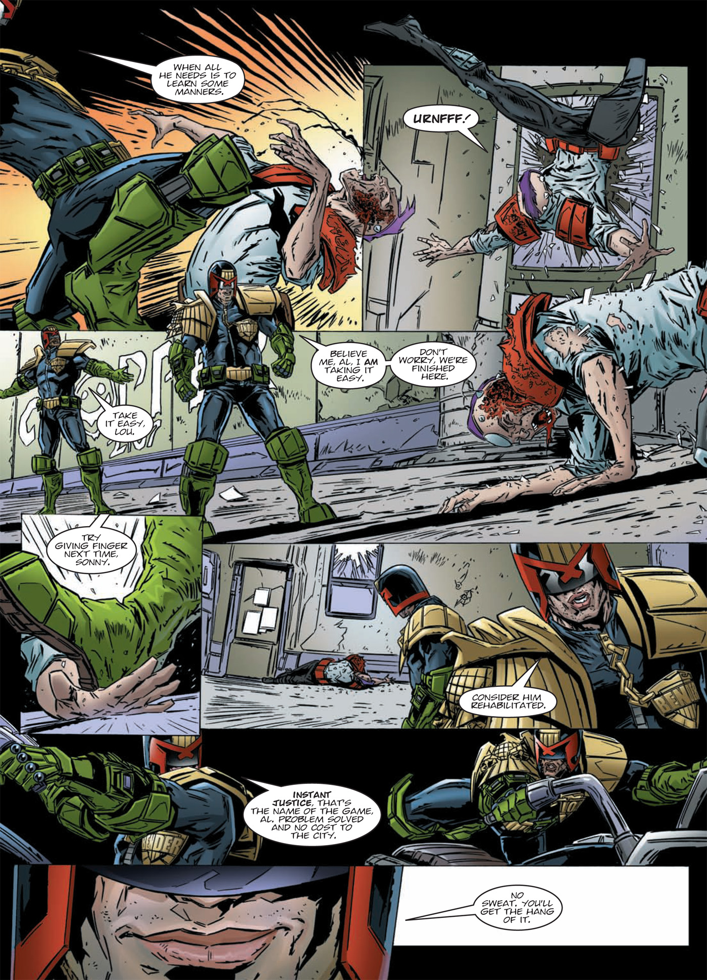 Read online Judge Dredd: Day of Chaos: Fallout comic -  Issue # TPB (Part 3) - 13