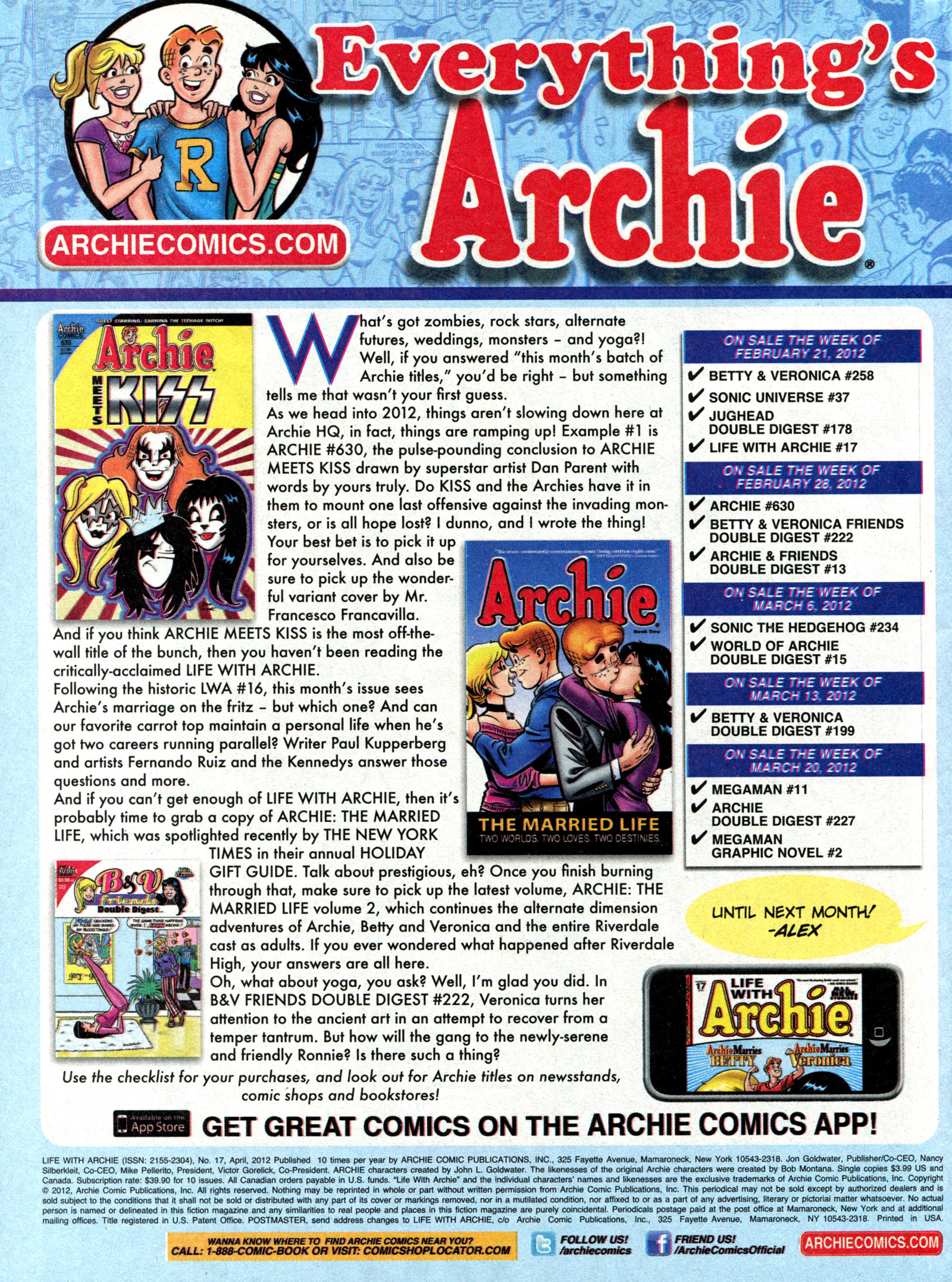 Read online Life With Archie (2010) comic -  Issue #17 - 66