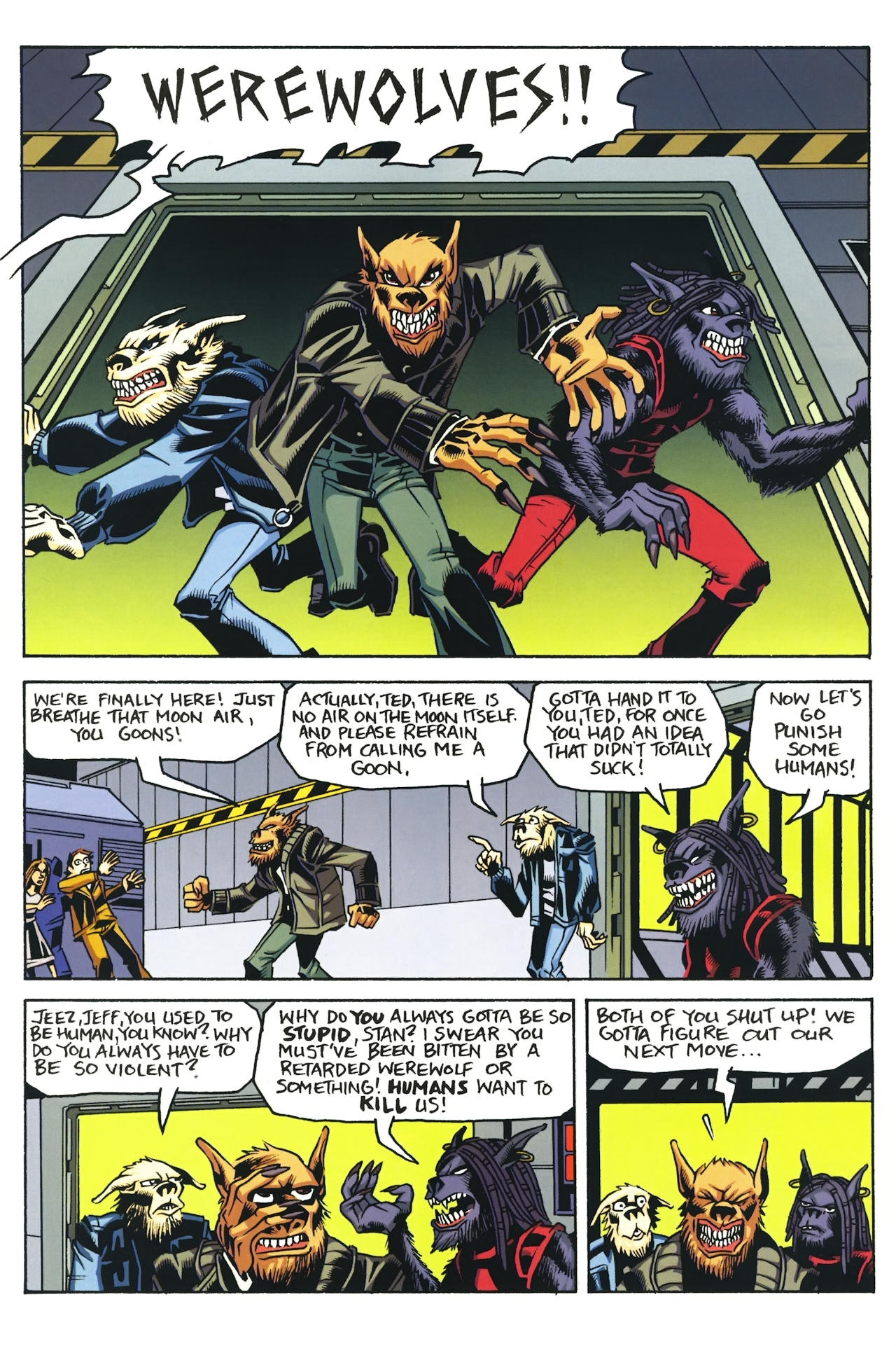 Read online Werewolves on the Moon: Versus Vampires comic -  Issue #1 - 10