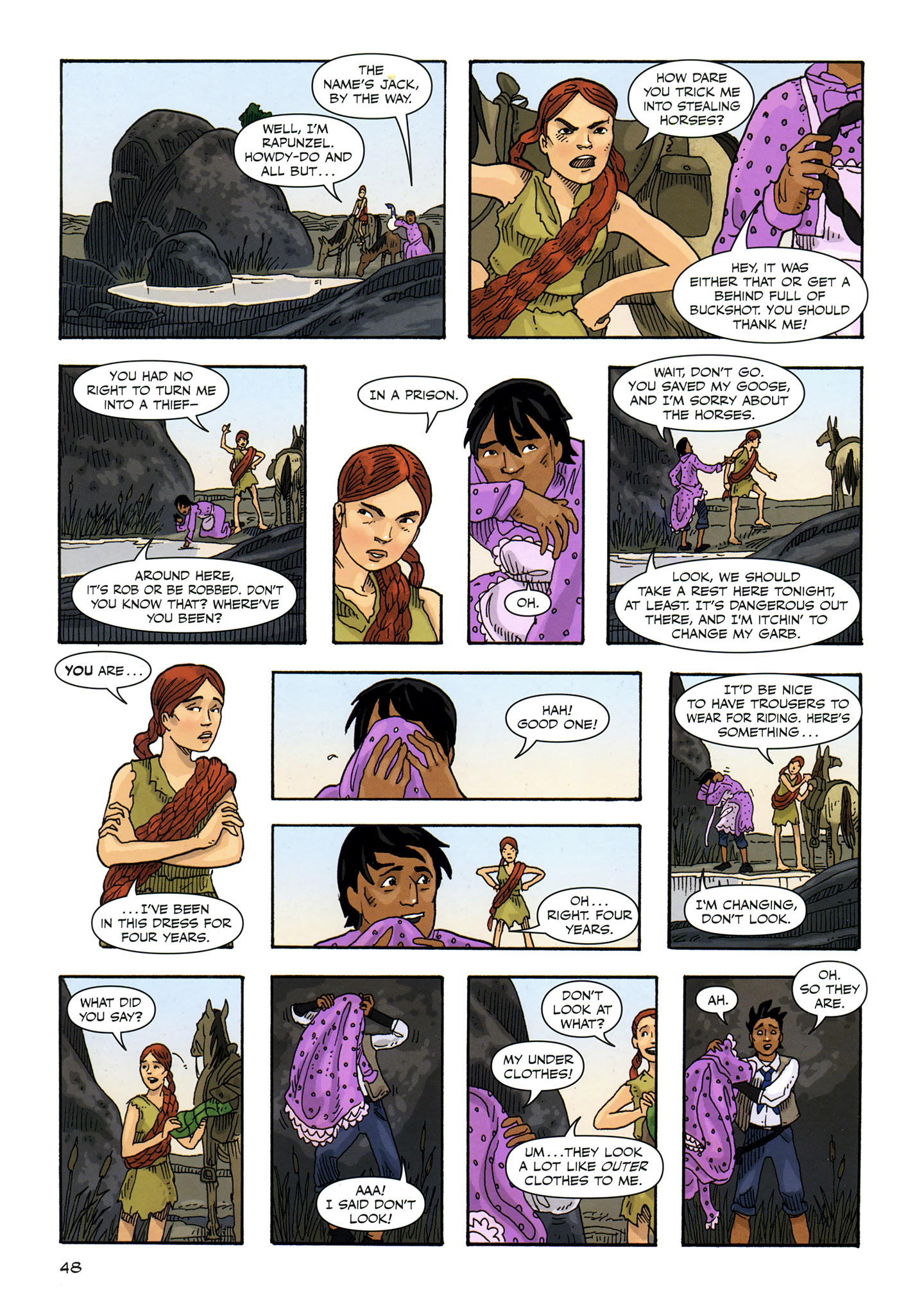 Read online Rapunzel's Revenge comic -  Issue # TPB - 50