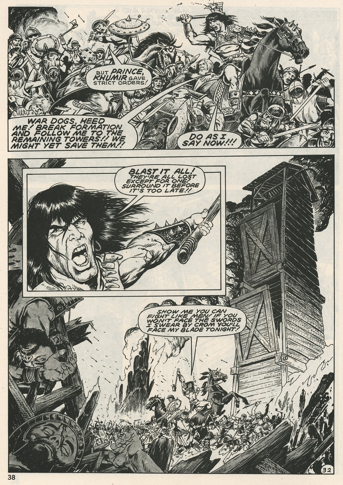 Read online The Savage Sword Of Conan comic -  Issue #126 - 38