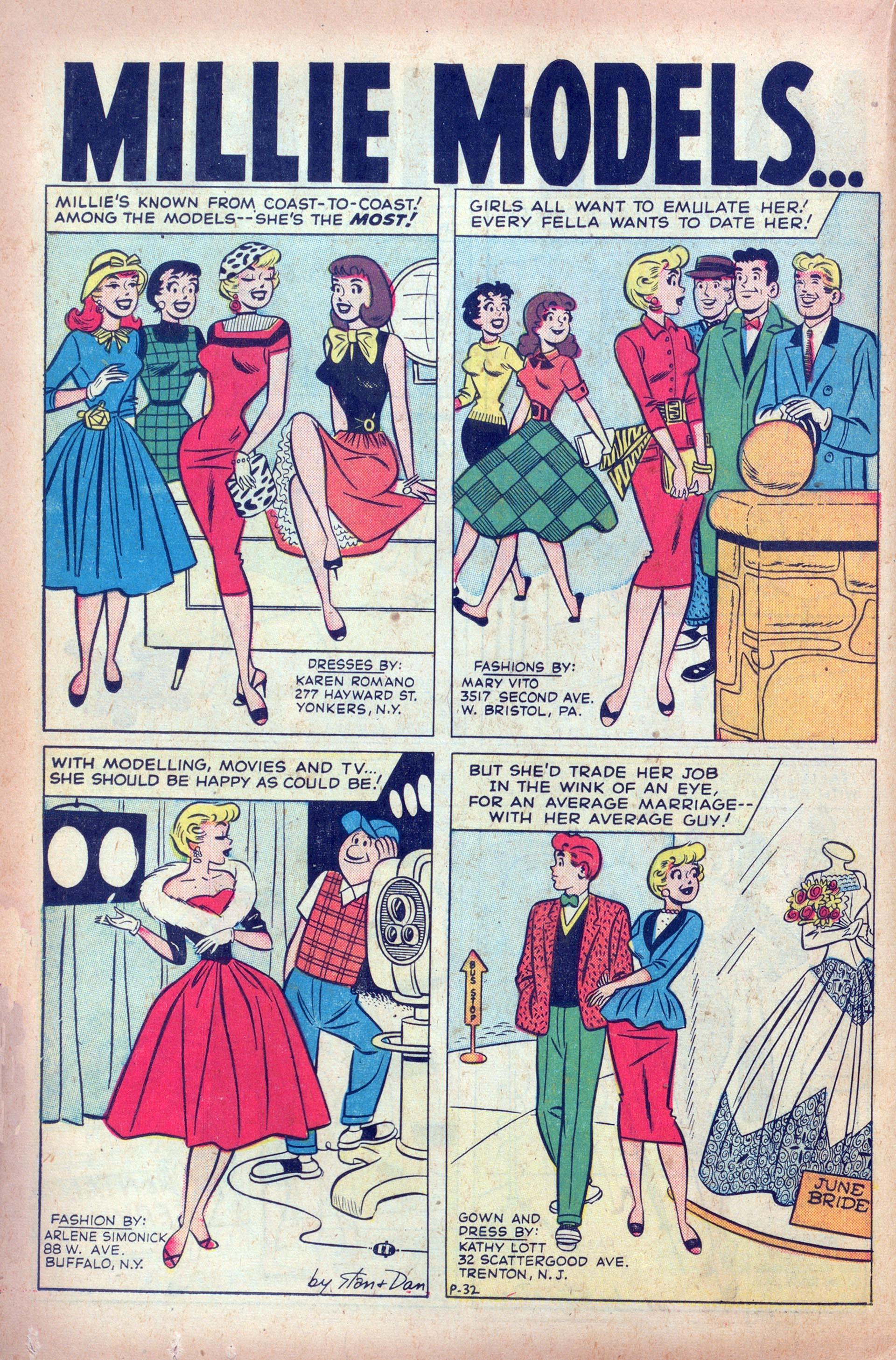 Read online Millie the Model comic -  Issue #84 - 22