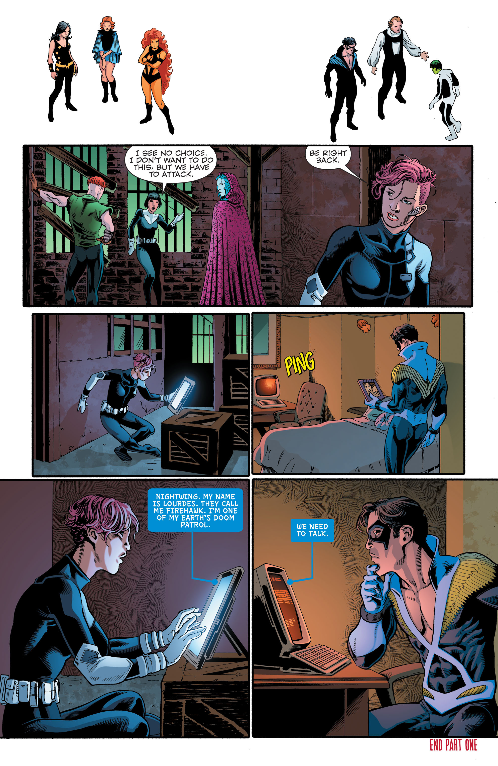 Read online Convergence New Teen Titans comic -  Issue #1 - 23