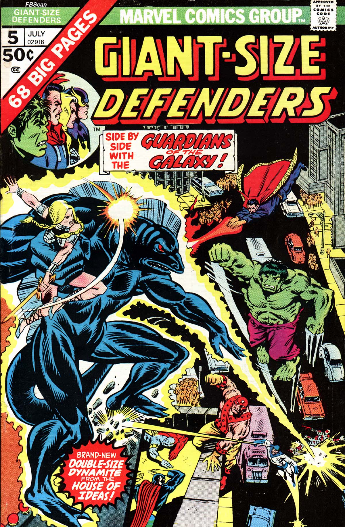 Read online Giant-Size Defenders comic -  Issue #5 - 1