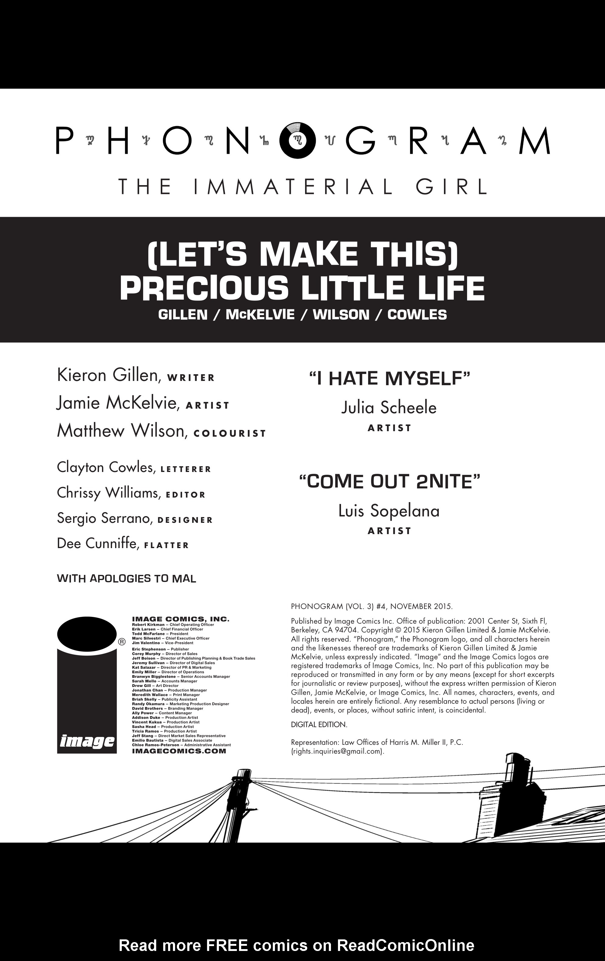Read online Phonogram (2015) comic -  Issue #4 - 2
