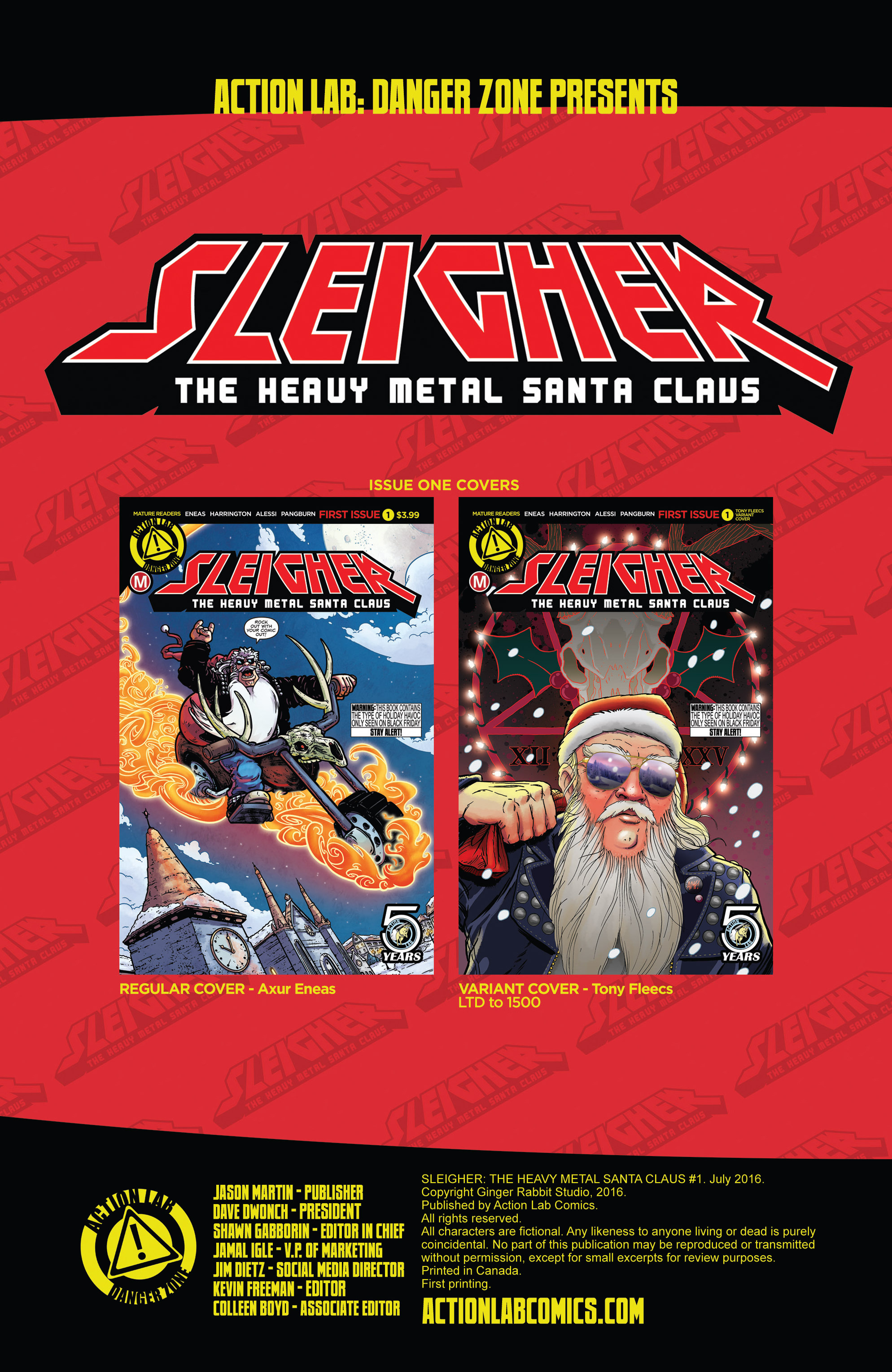 Read online Sleigher comic -  Issue #1 - 2