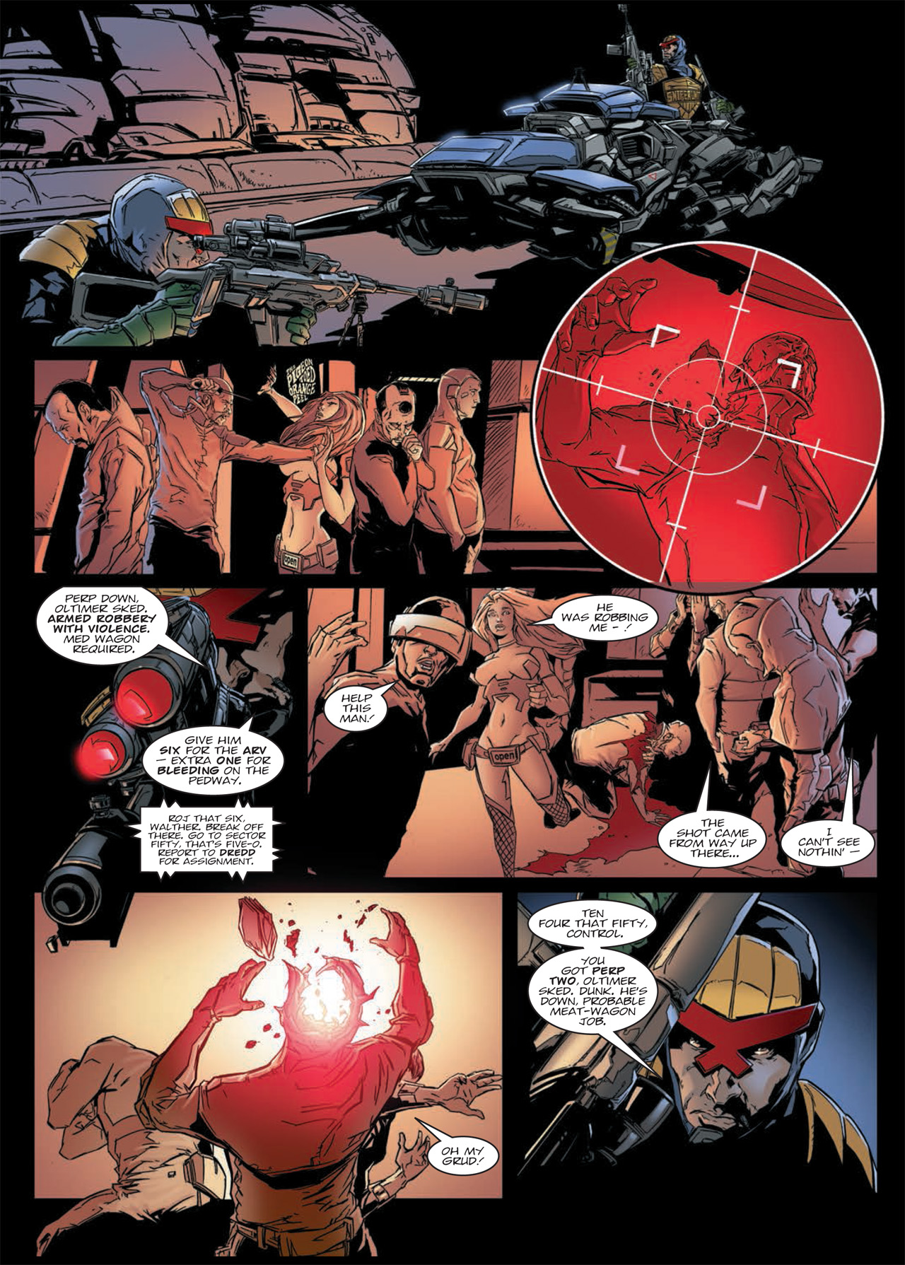 Read online Judge Dredd: Day of Chaos - The Fourth Faction comic -  Issue # TPB (Part 1) - 13