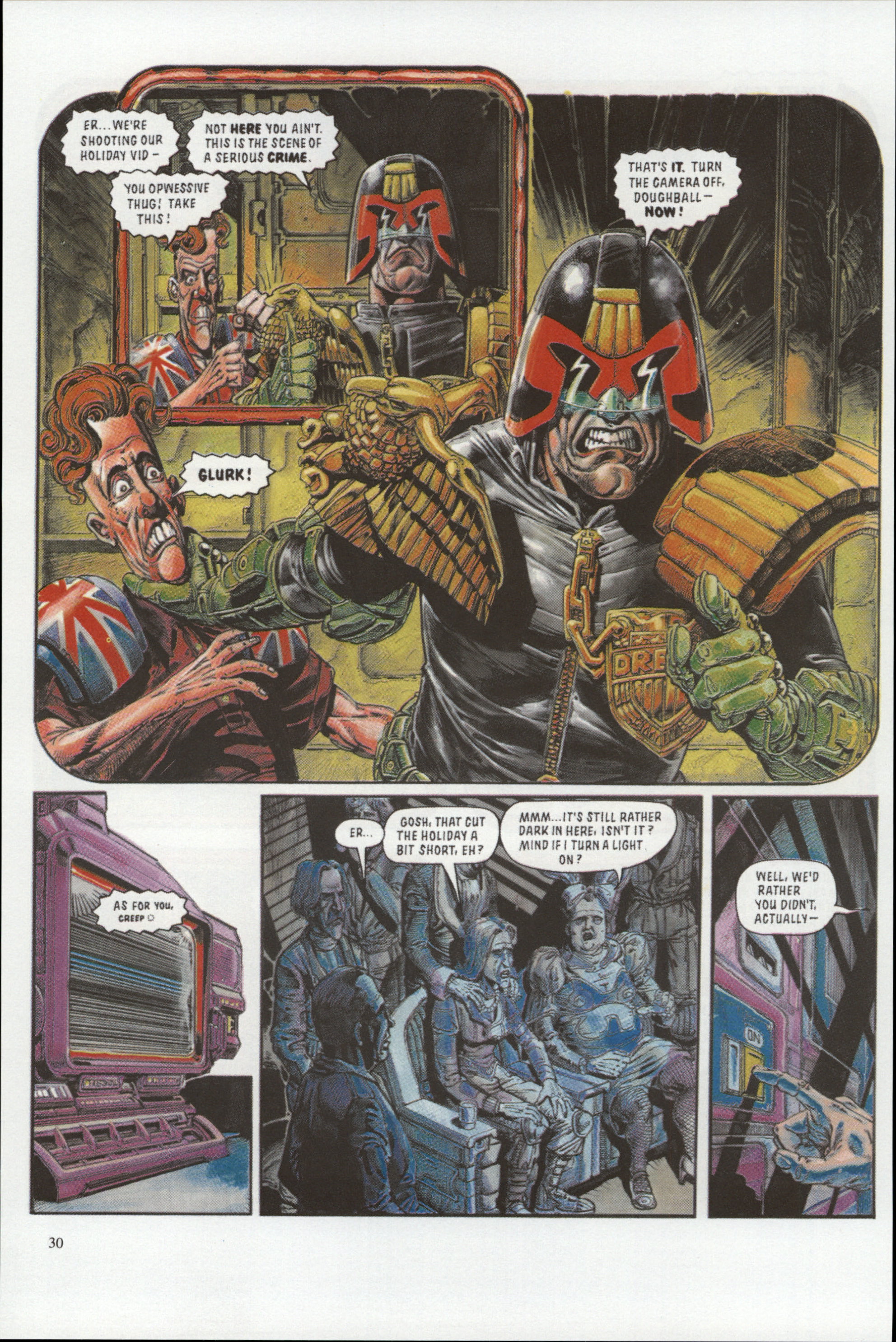 Read online Dredd Rules! comic -  Issue #13 - 32