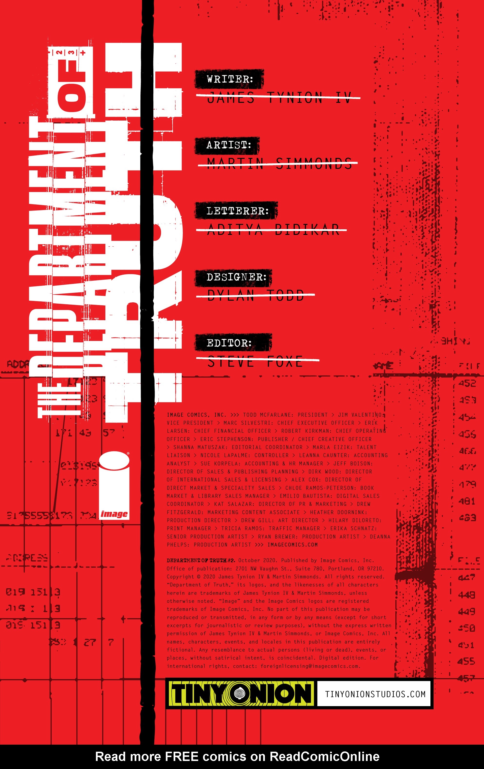 Read online The Department of Truth comic -  Issue #2 - 2