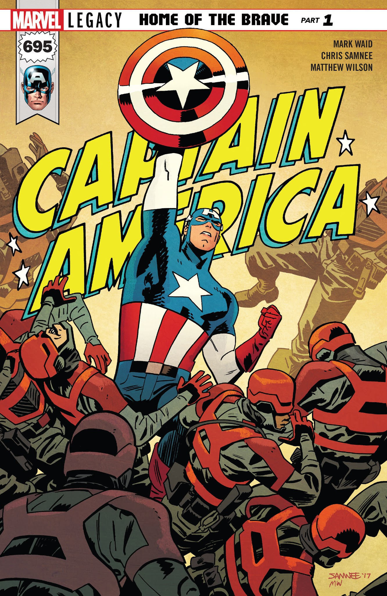 Read online Captain America (2017) comic -  Issue #695 - 1