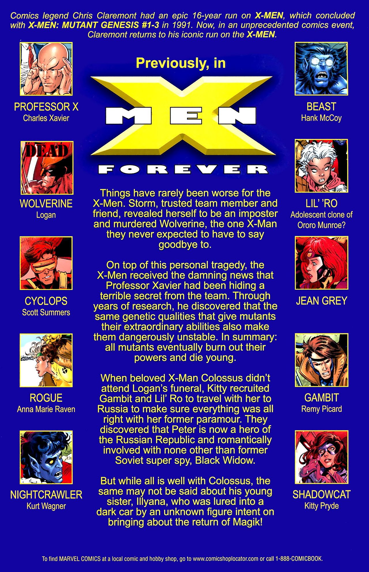 Read online X-Men Forever (2009) comic -  Issue #12 - 2