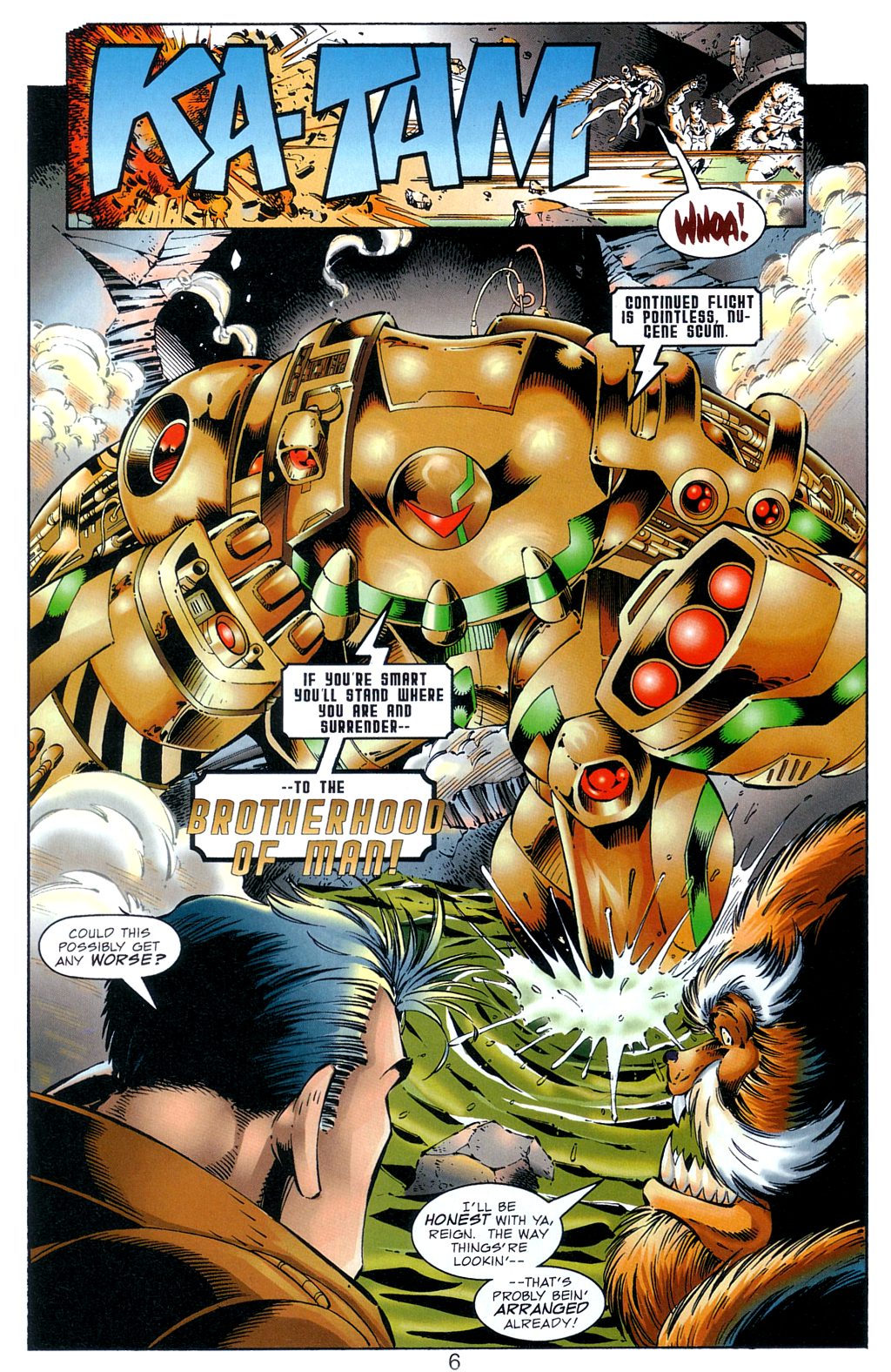 Read online NewMen comic -  Issue #7 - 8