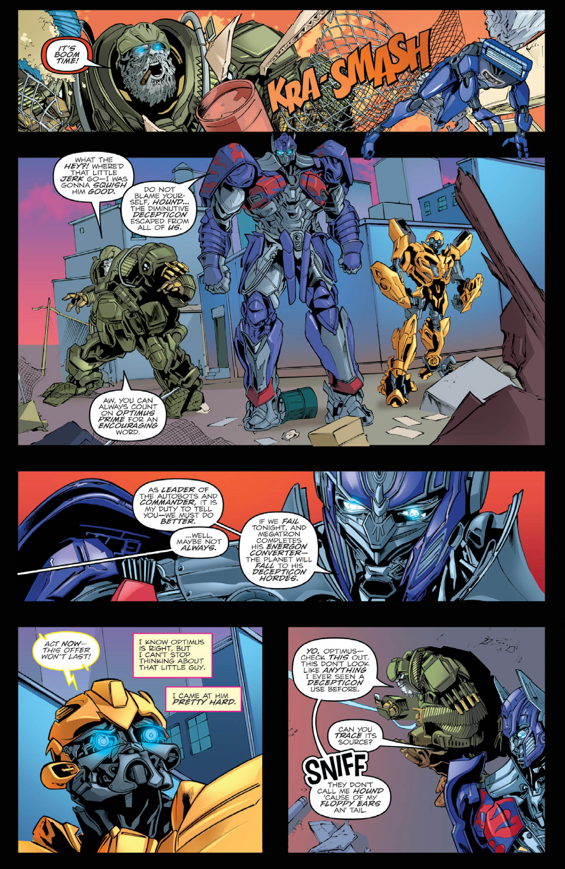 Read online Schick Hydrobot & the Transformers: A New Friend comic -  Issue # Full - 10