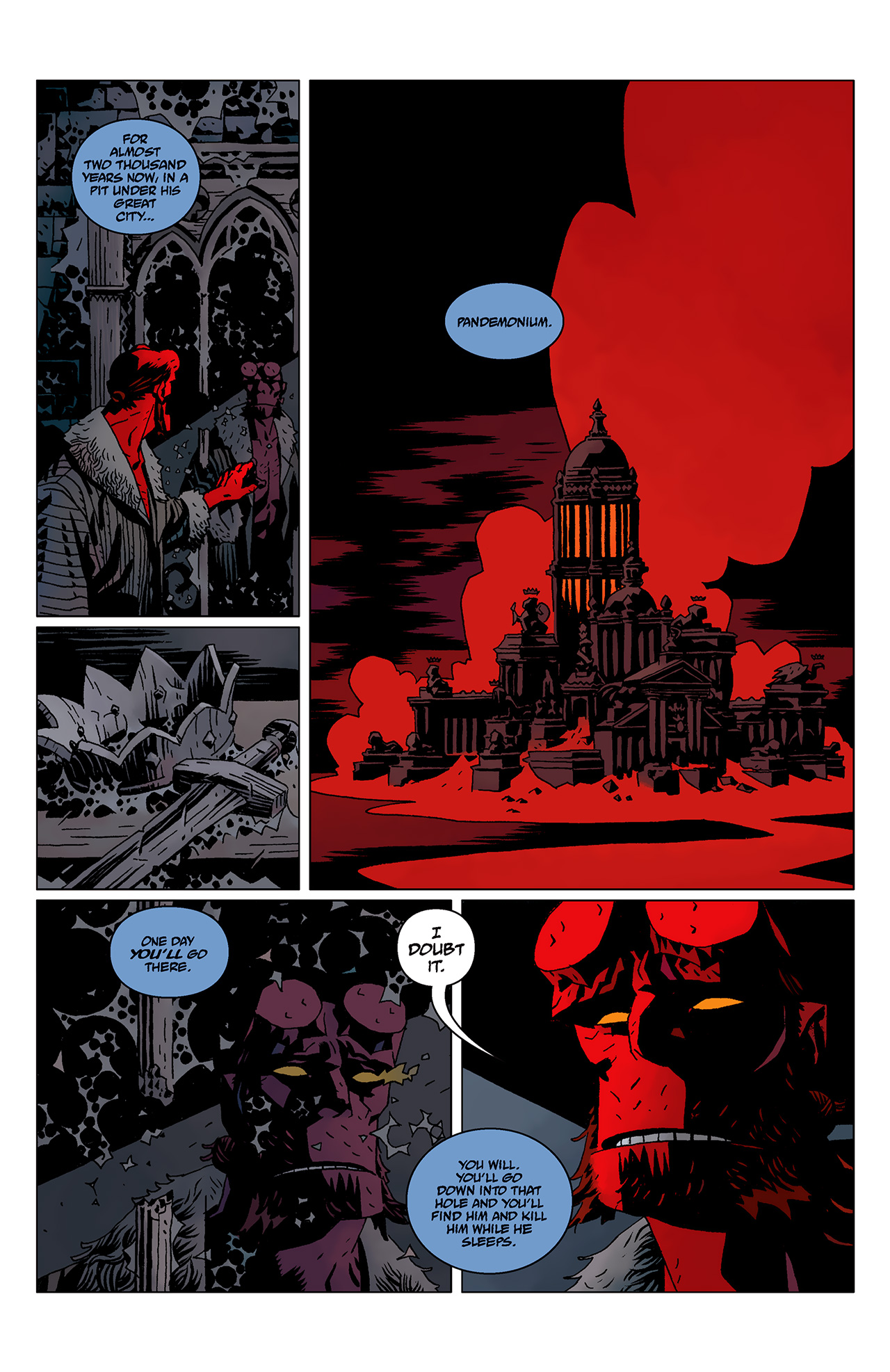 Read online Hellboy: The Wild Hunt comic -  Issue #7 - 12