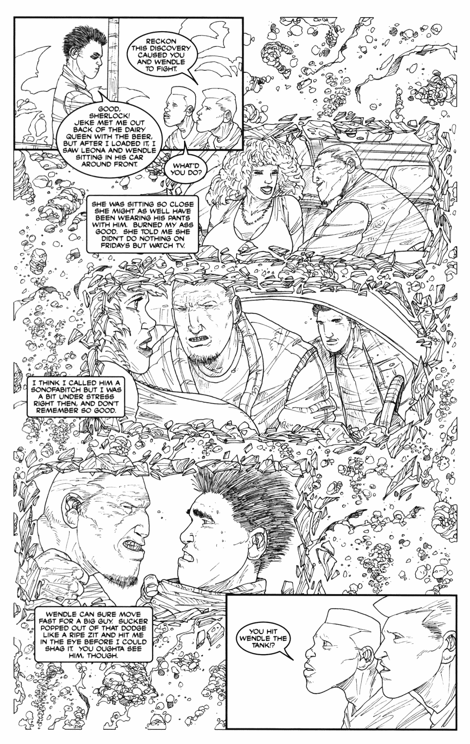 Read online Joe R. Lansdale's The Drive-In comic -  Issue #1 - 15