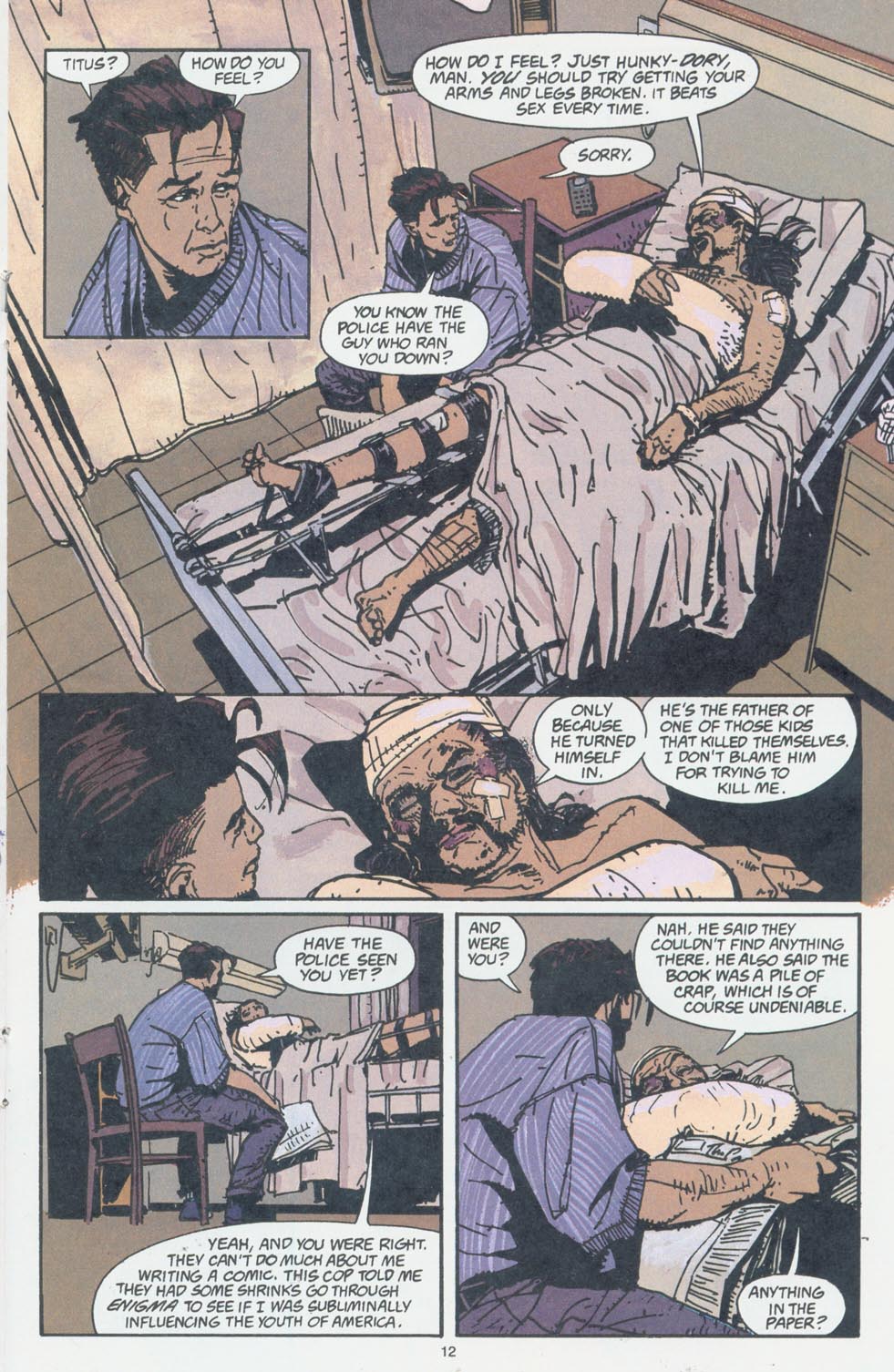 Read online Enigma comic -  Issue #5 - 14
