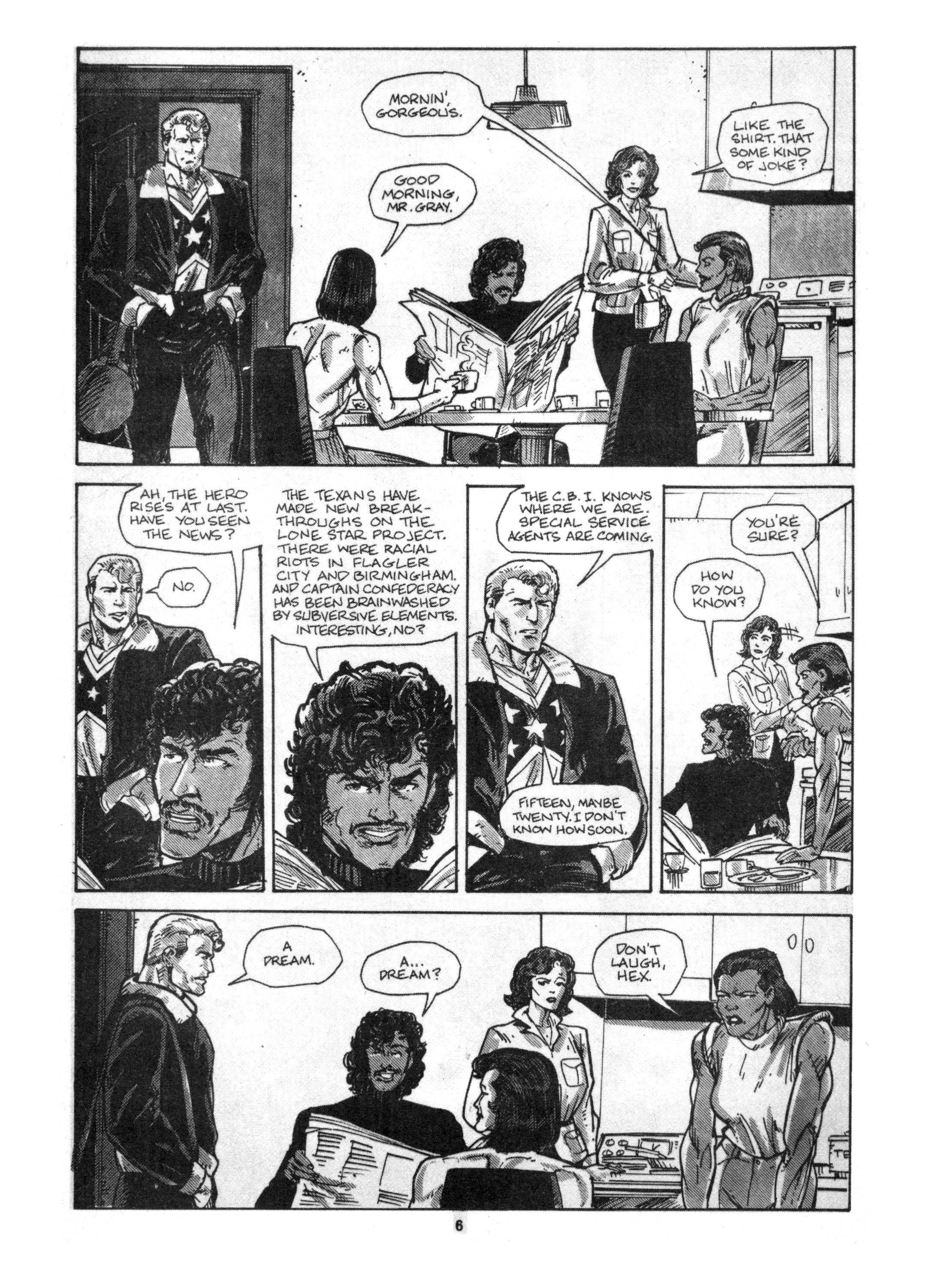 Read online Captain Confederacy (1986) comic -  Issue #7 - 8
