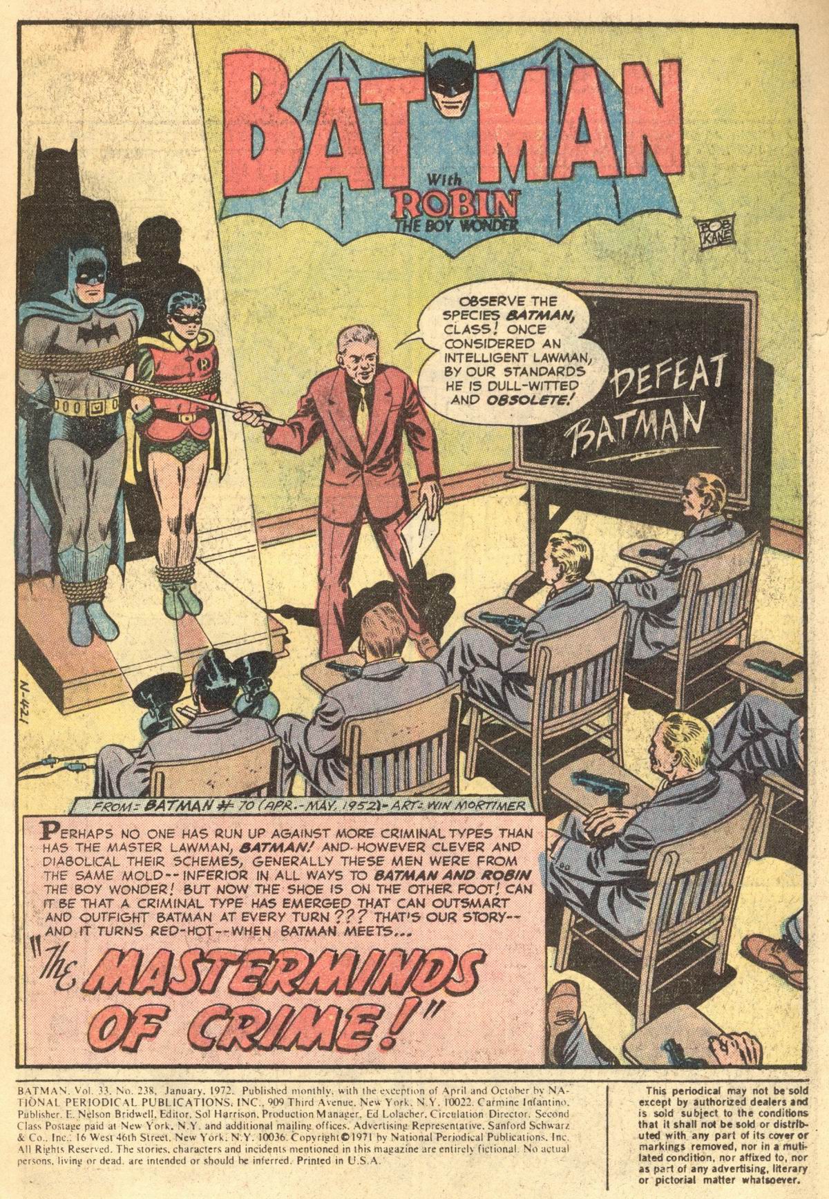 Read online Batman (1940) comic -  Issue #238 - 3