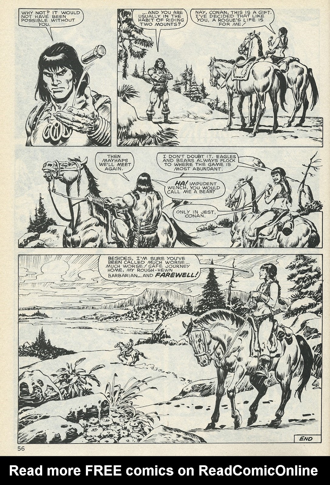 The Savage Sword Of Conan issue 132 - Page 56